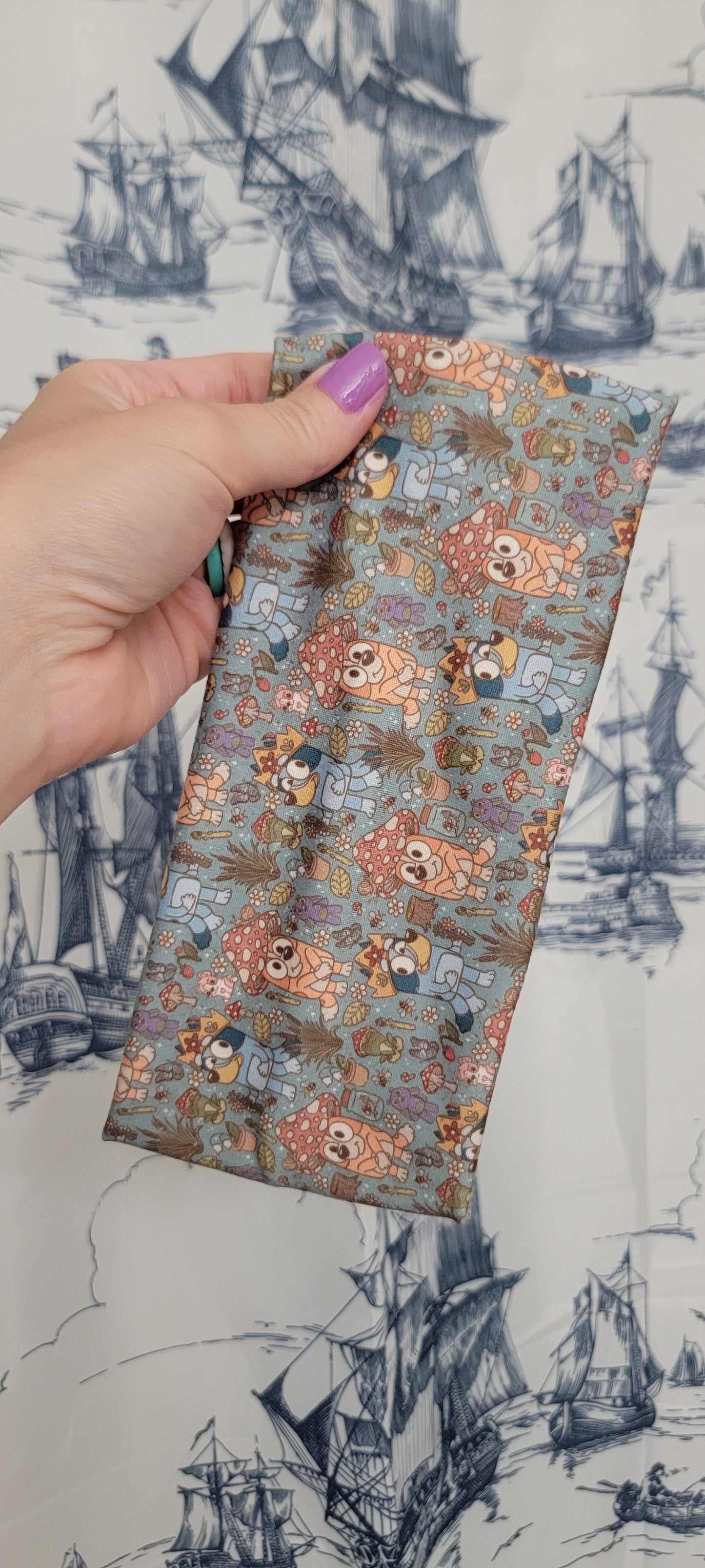 Cottage Mushrooms Twist Headband