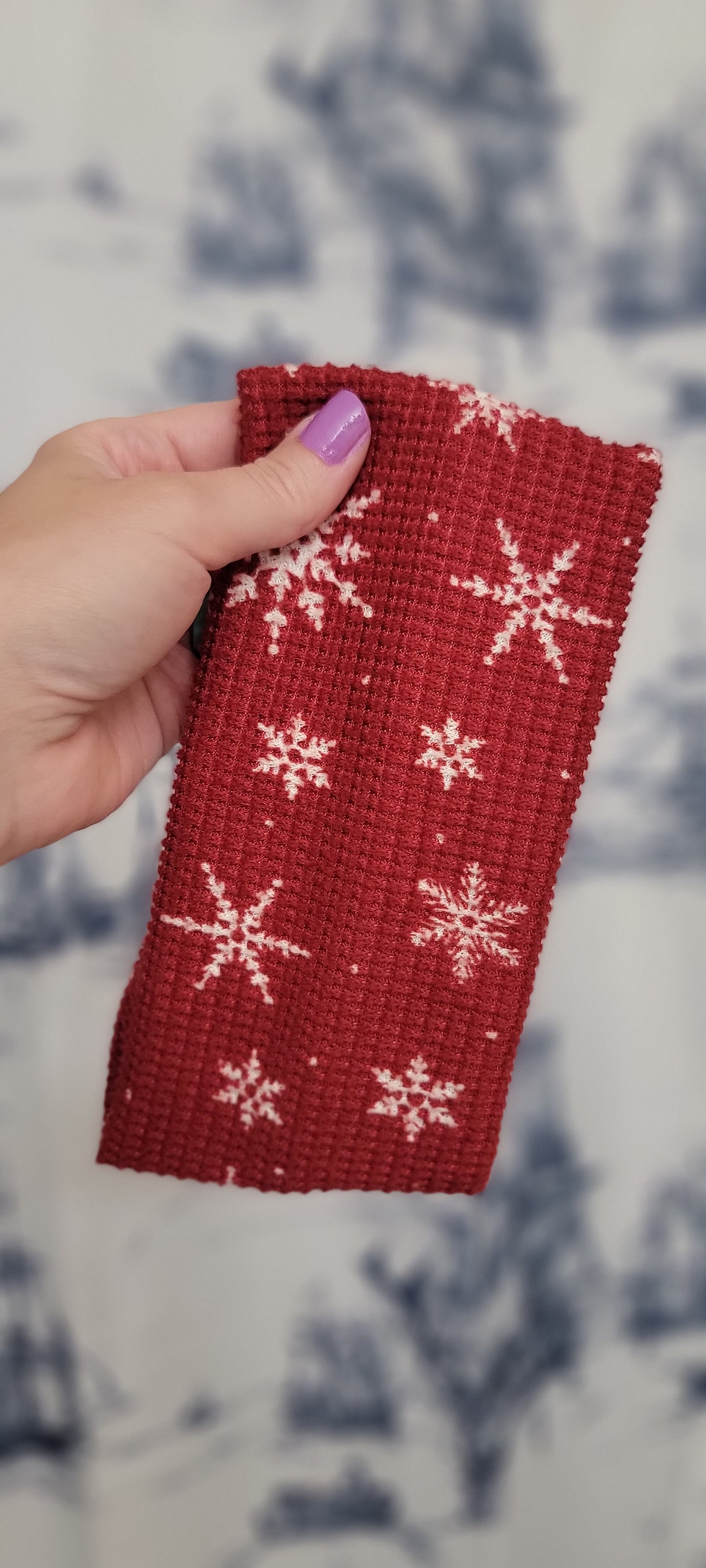 Snowflake Sweater Twist Headband