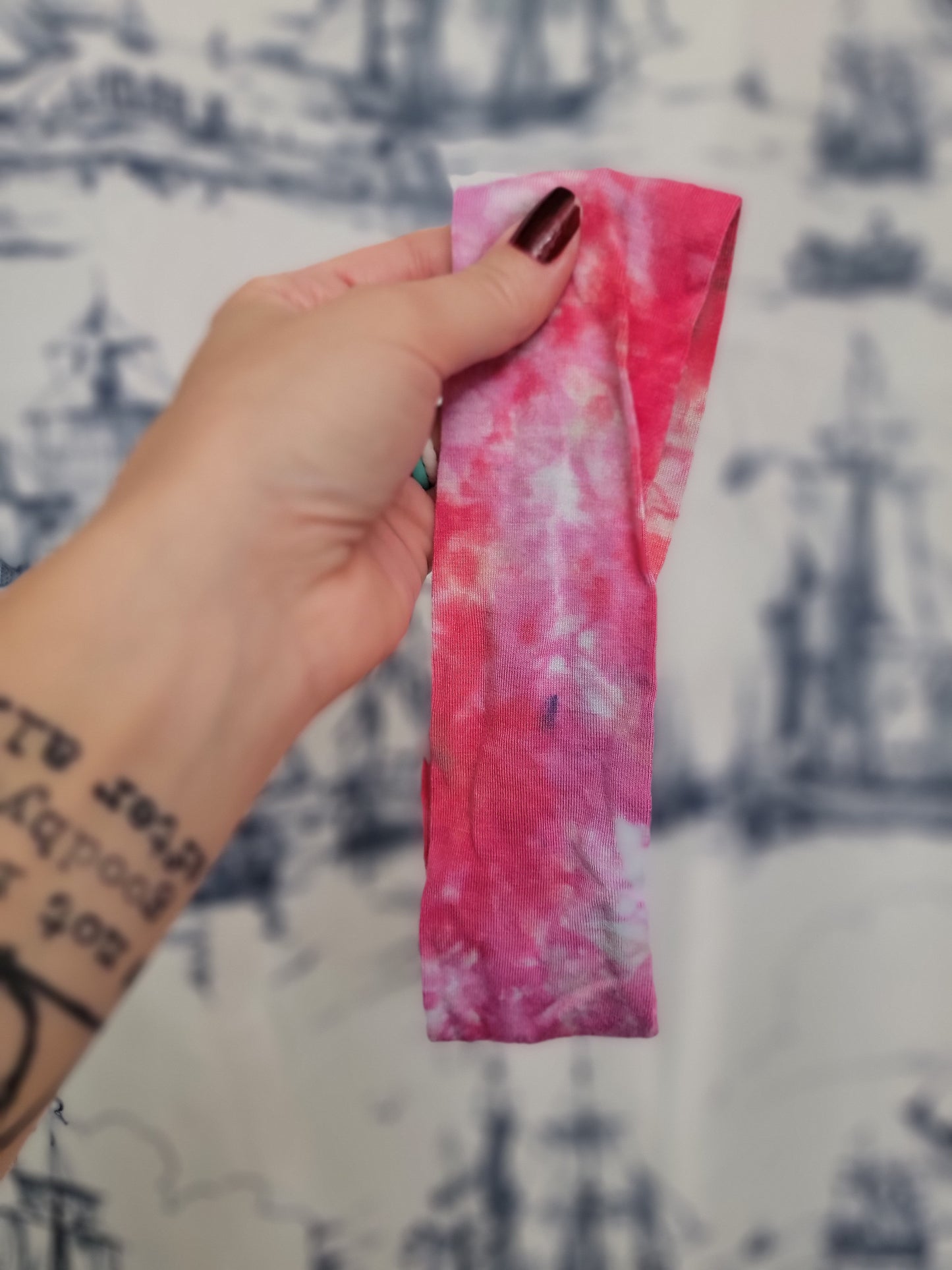 OOAK Dyed SKINNY Twist Headband