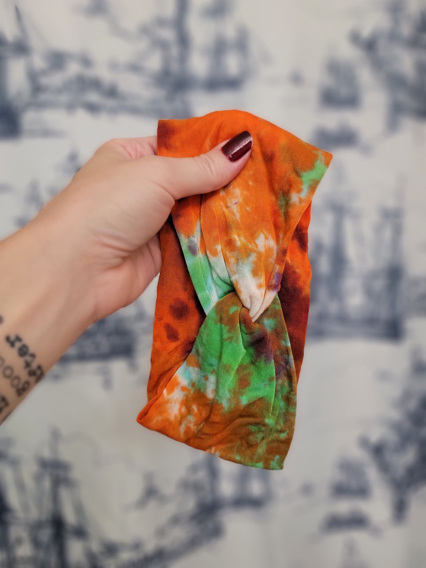 OOAK Dyed Twist Headband