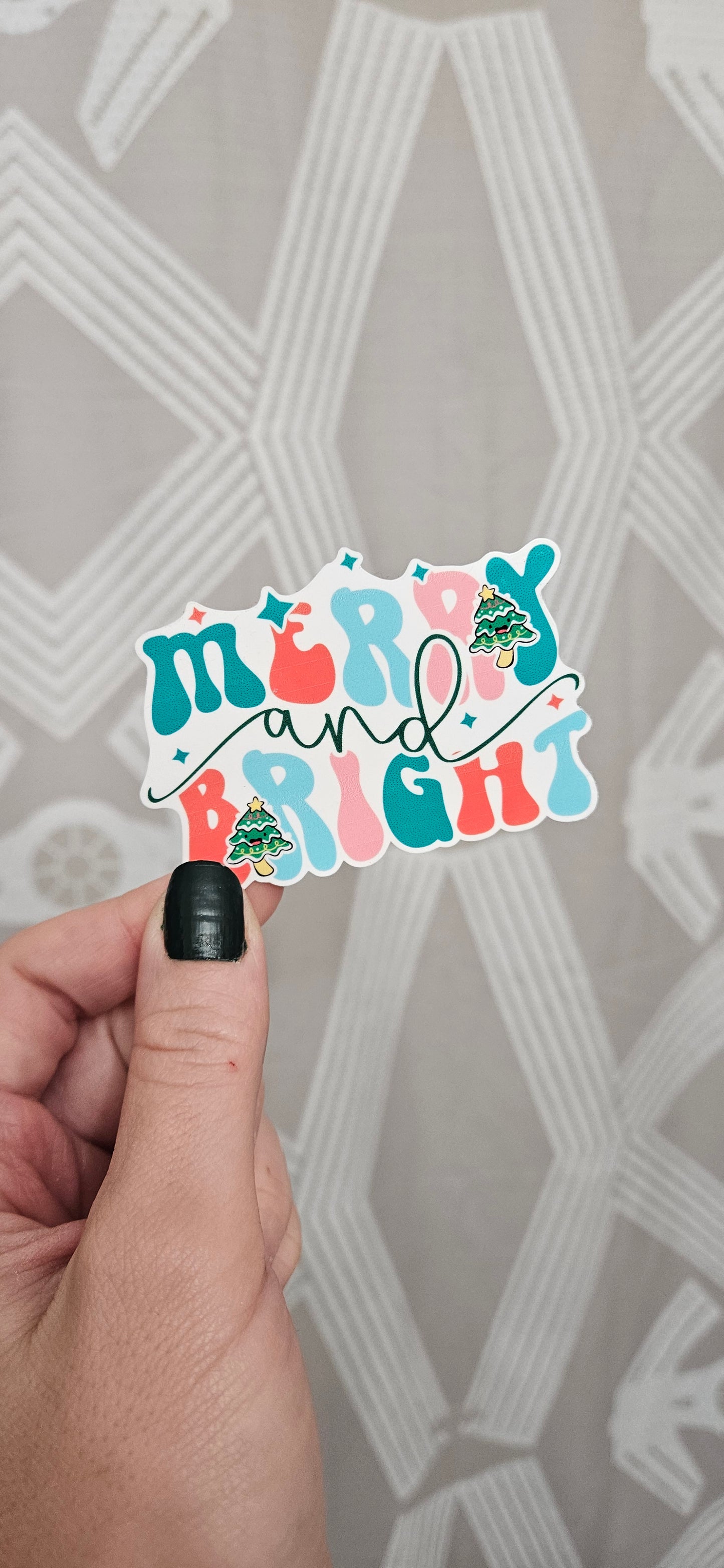 Merry and Bright Sticker