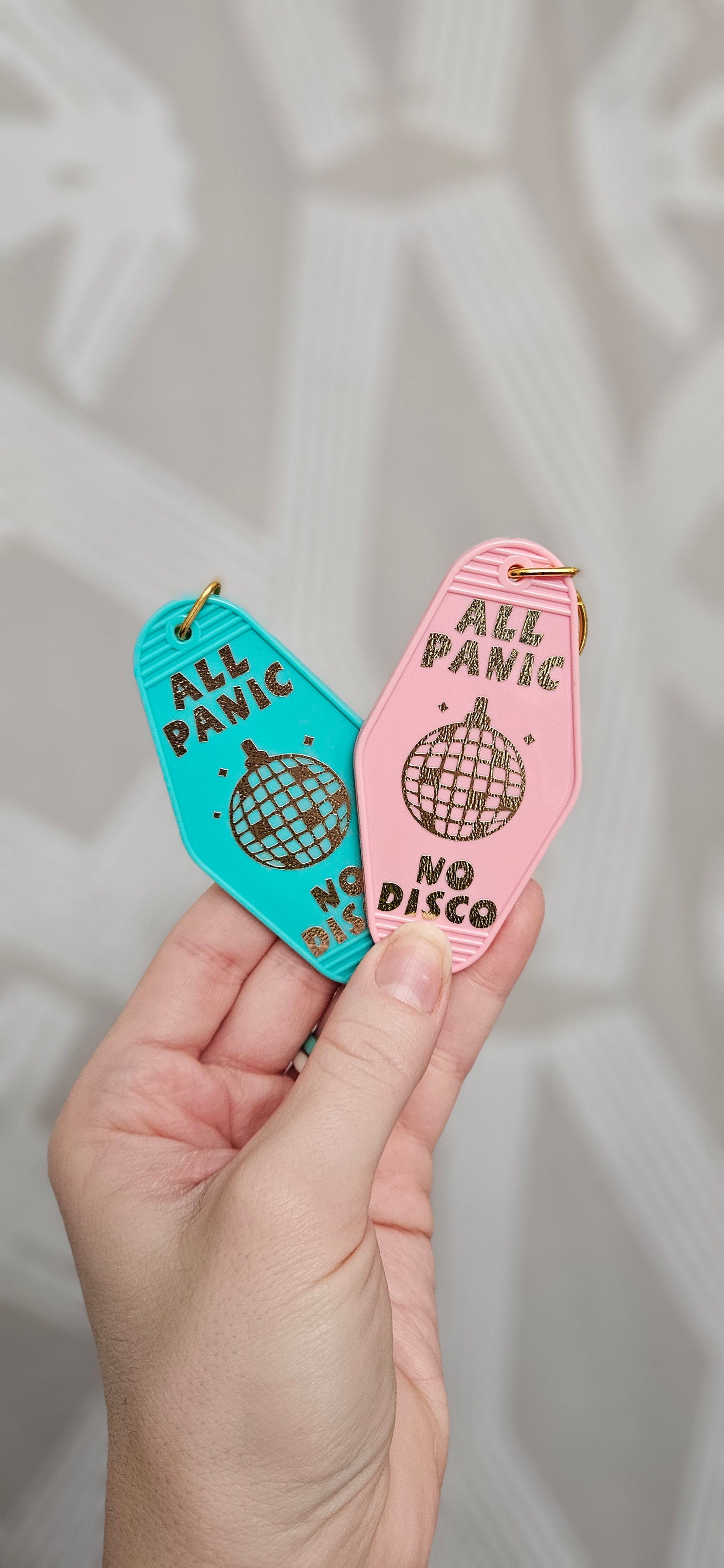 All Panic No Disco Motel Keychain