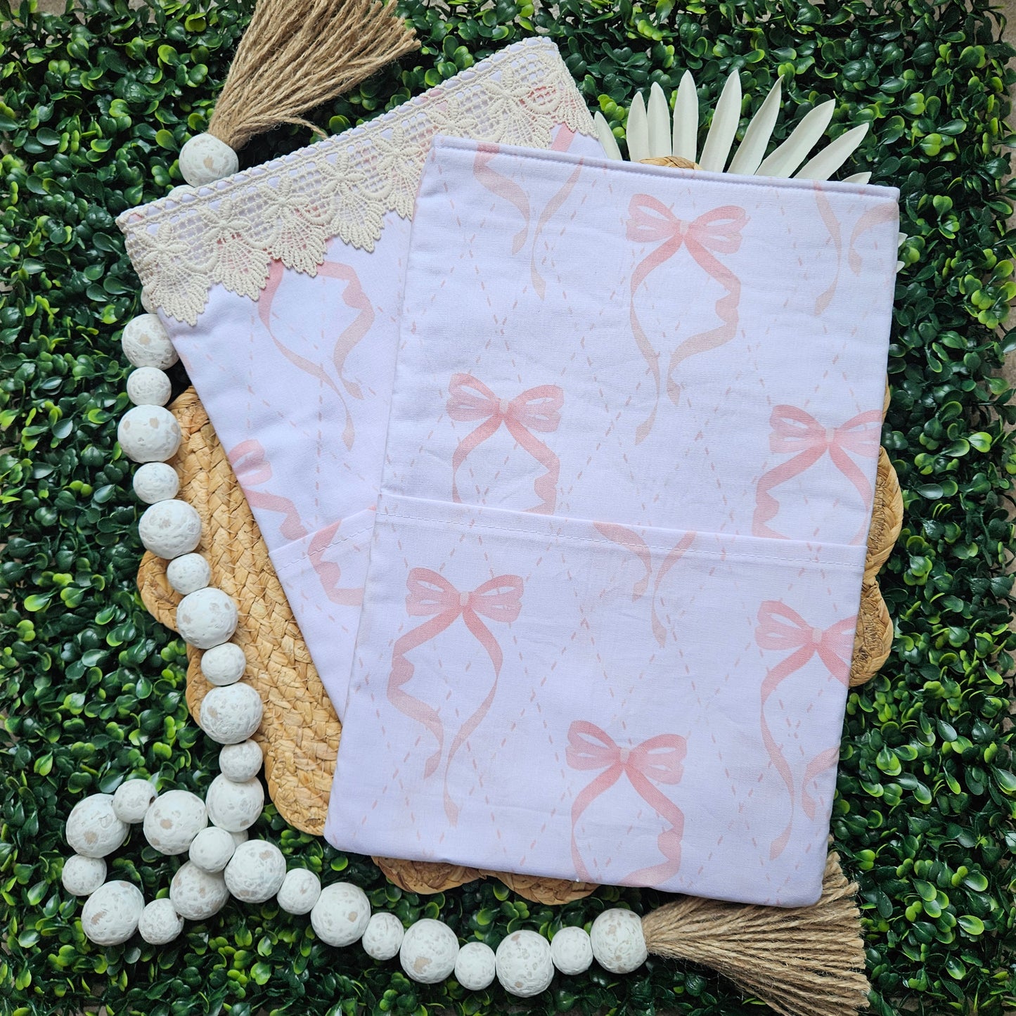 Coquette Bows Book Sleeve
