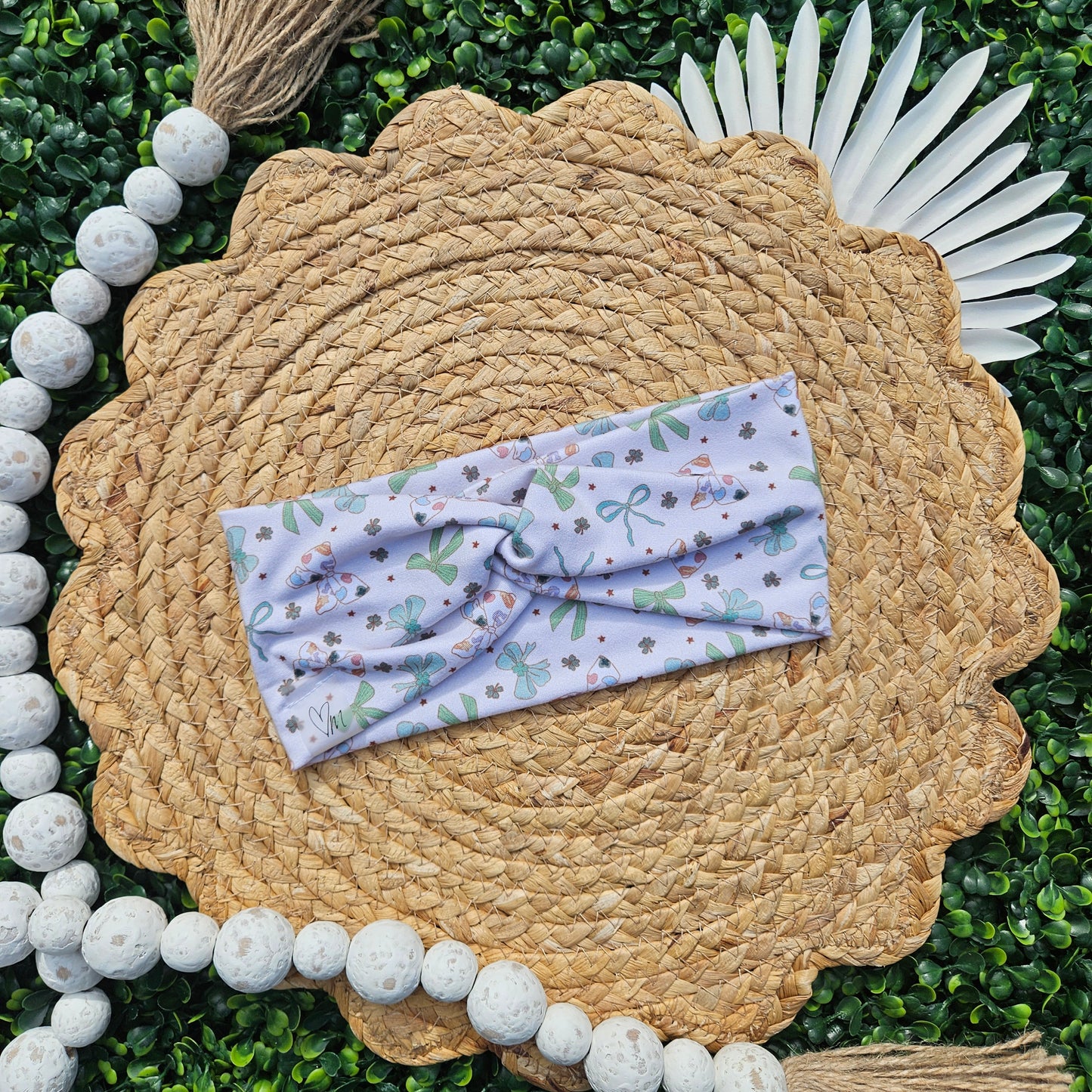 Lucky Bows Twist Headband