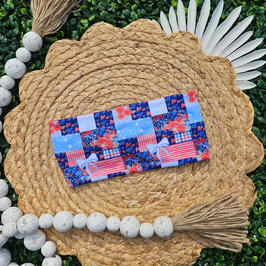 USA Patchwork Twist Headband