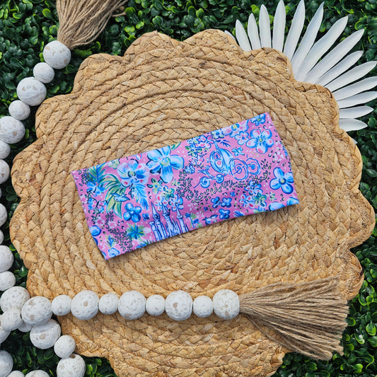 Midnight Princess Floral Twist Headband