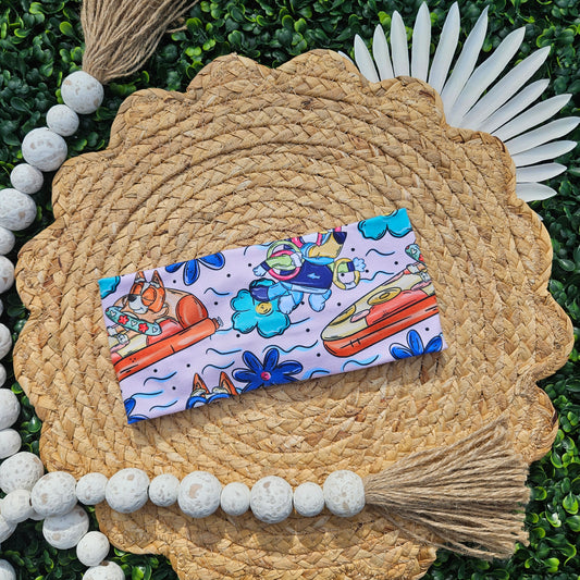 Swimming Dogs Twist Headband