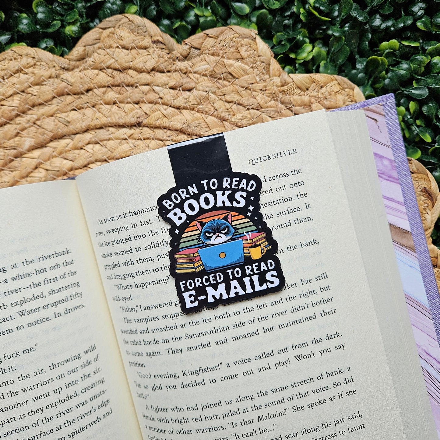 Forced to Read Emails Magnetic Bookmark