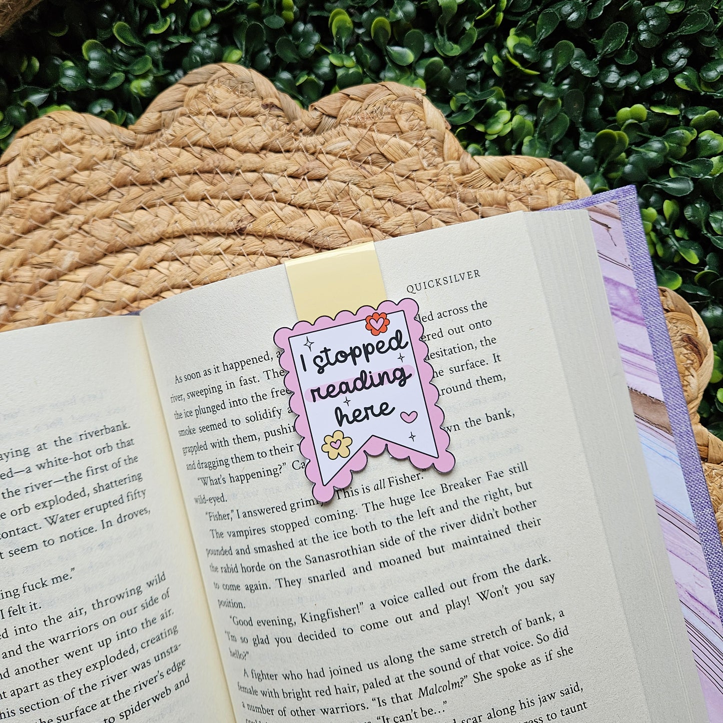 Stopped Reading Here Magnetic Bookmark