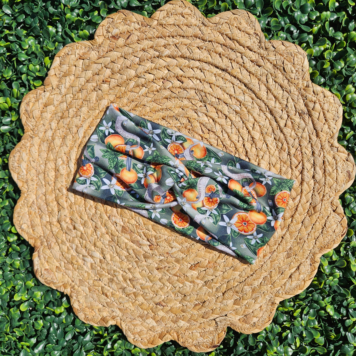 Poison Oranges Twist Headband
