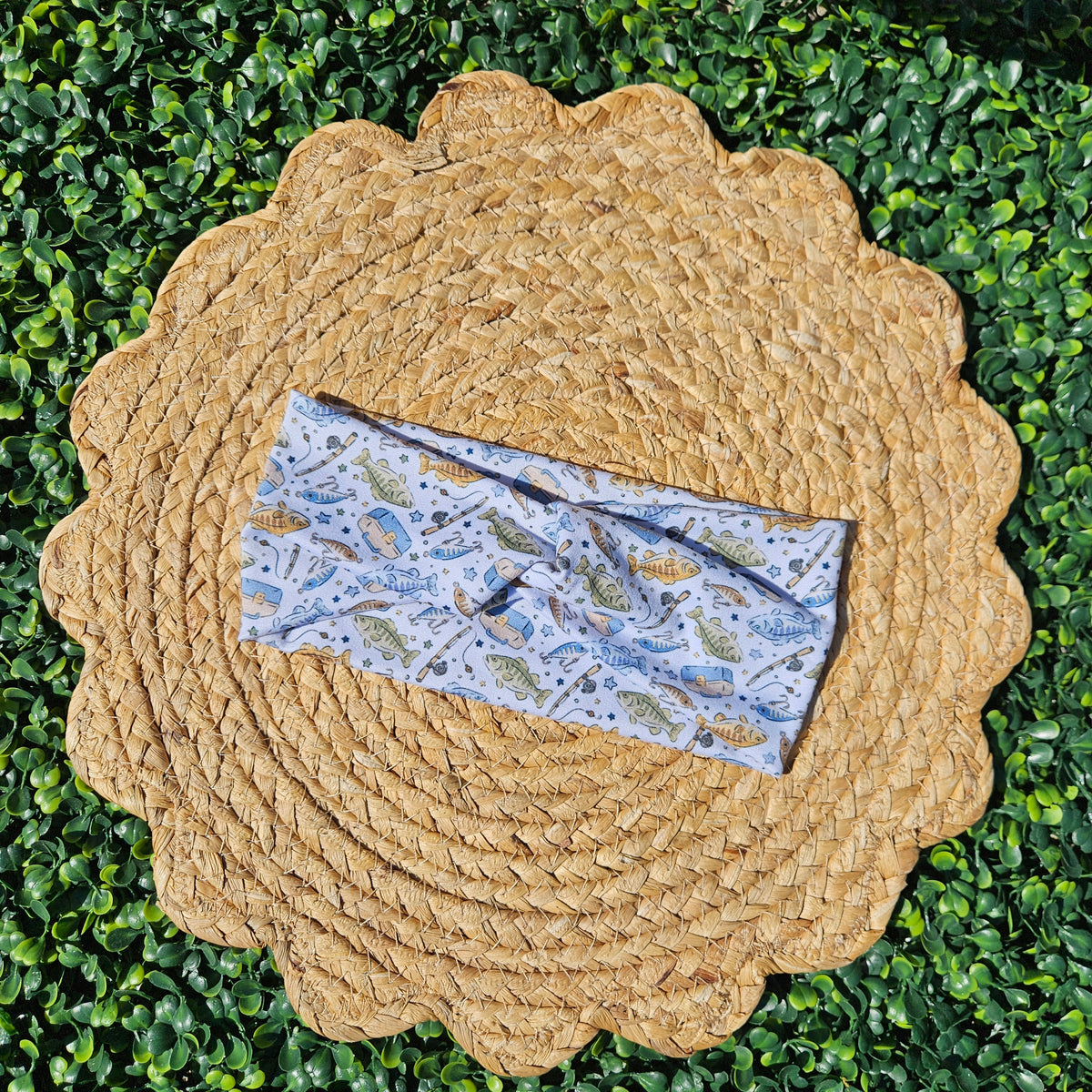 Gone Fishin' Twist Headband