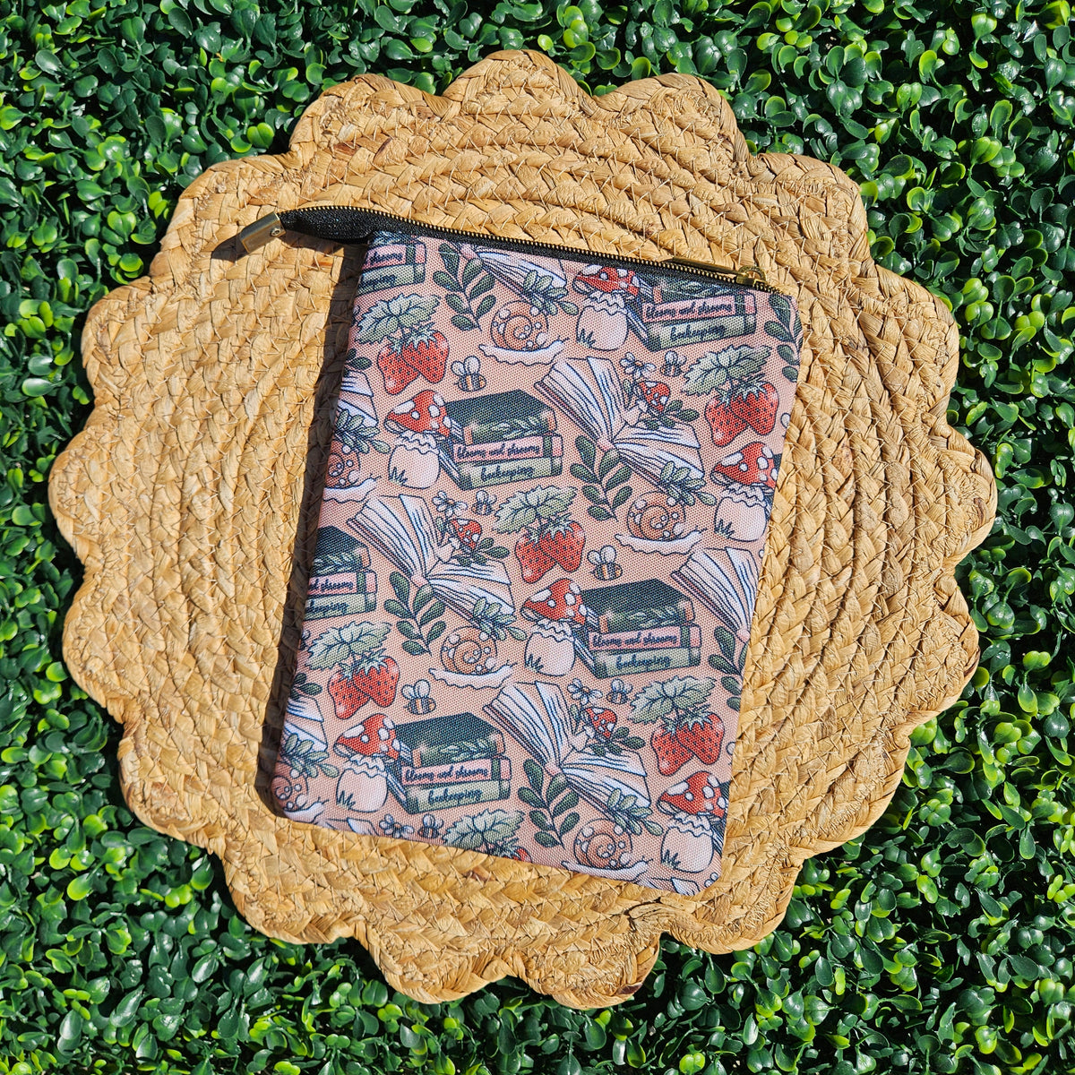 Cottegecore Books Kindle Sleeve