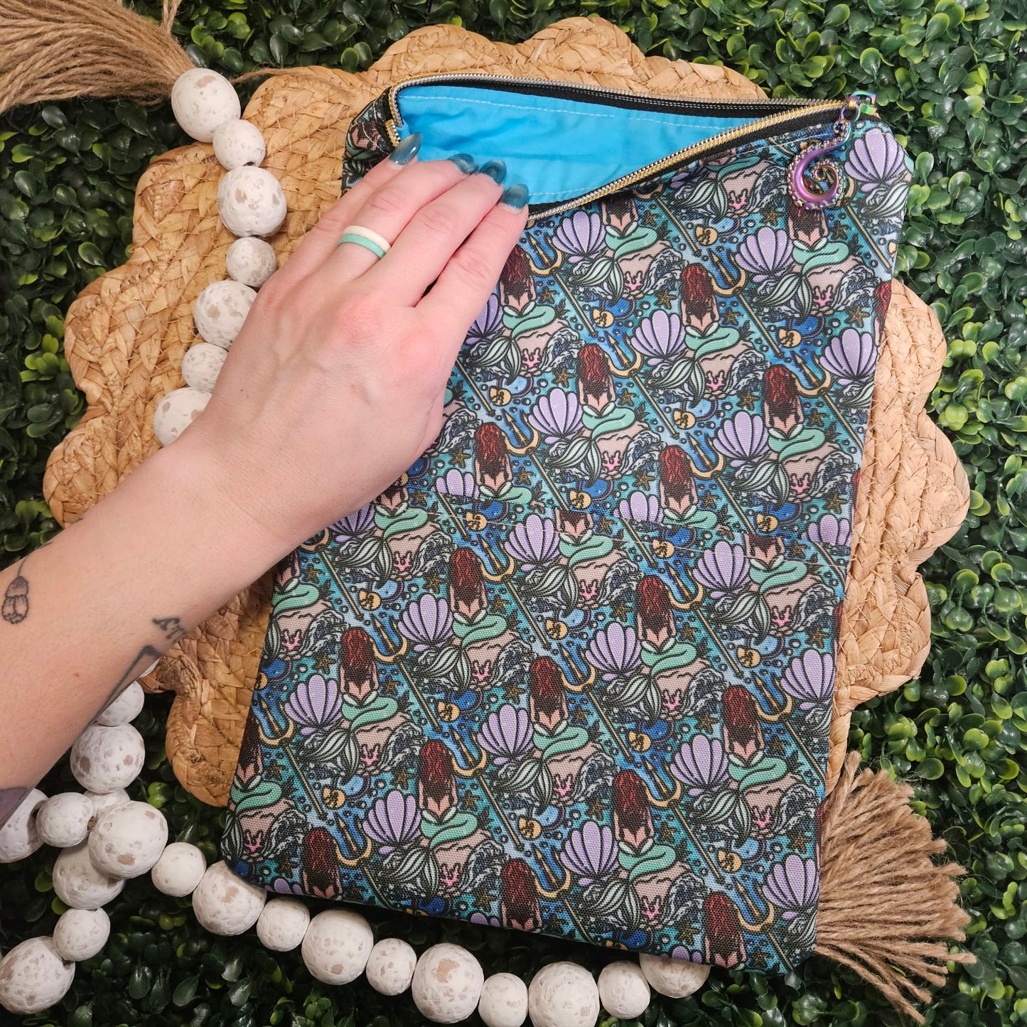 Mermaid Zippered Book Sleeve