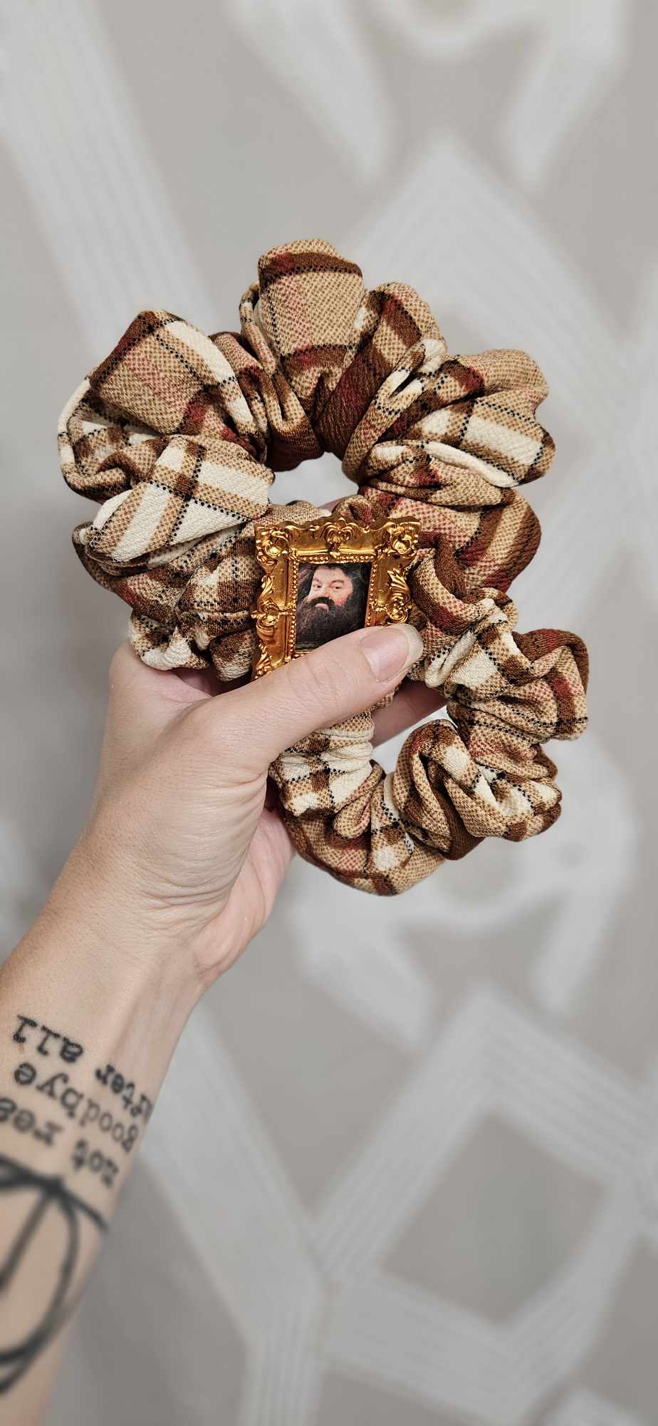 Fall Plaid Scrunchie