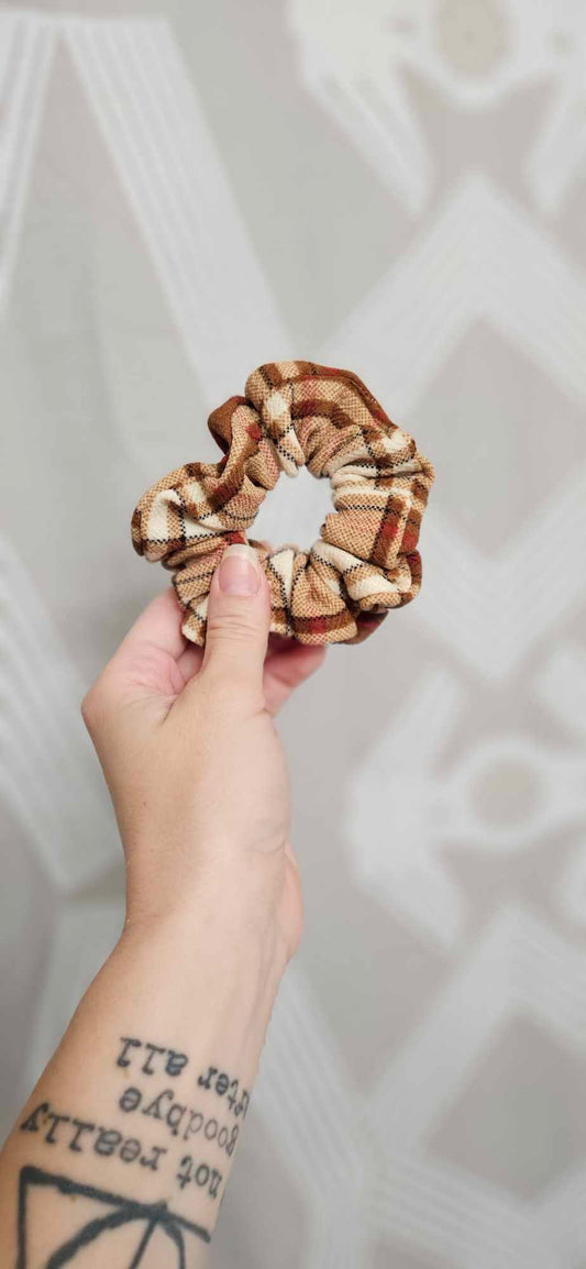 Fall Plaid Scrunchie