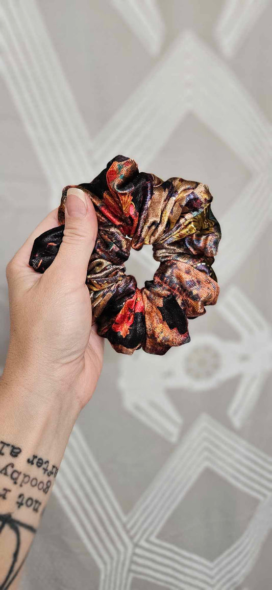 Boho Velvet Scrunchie
