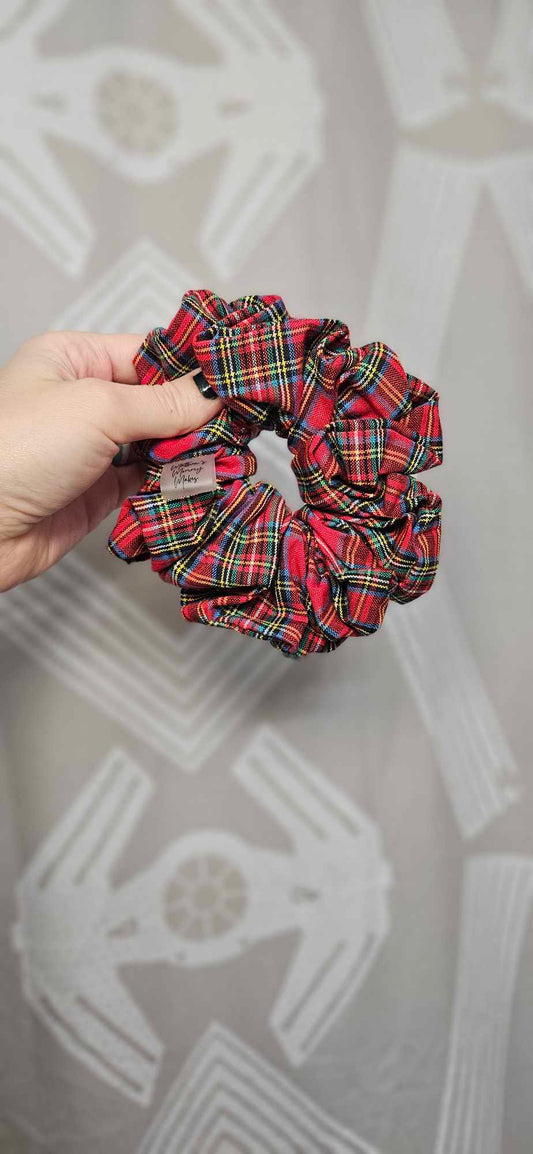 Holiday Plaid Scrunchie