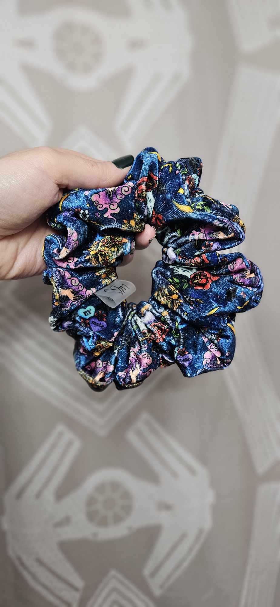 Fae Book Velvet Scrunchie