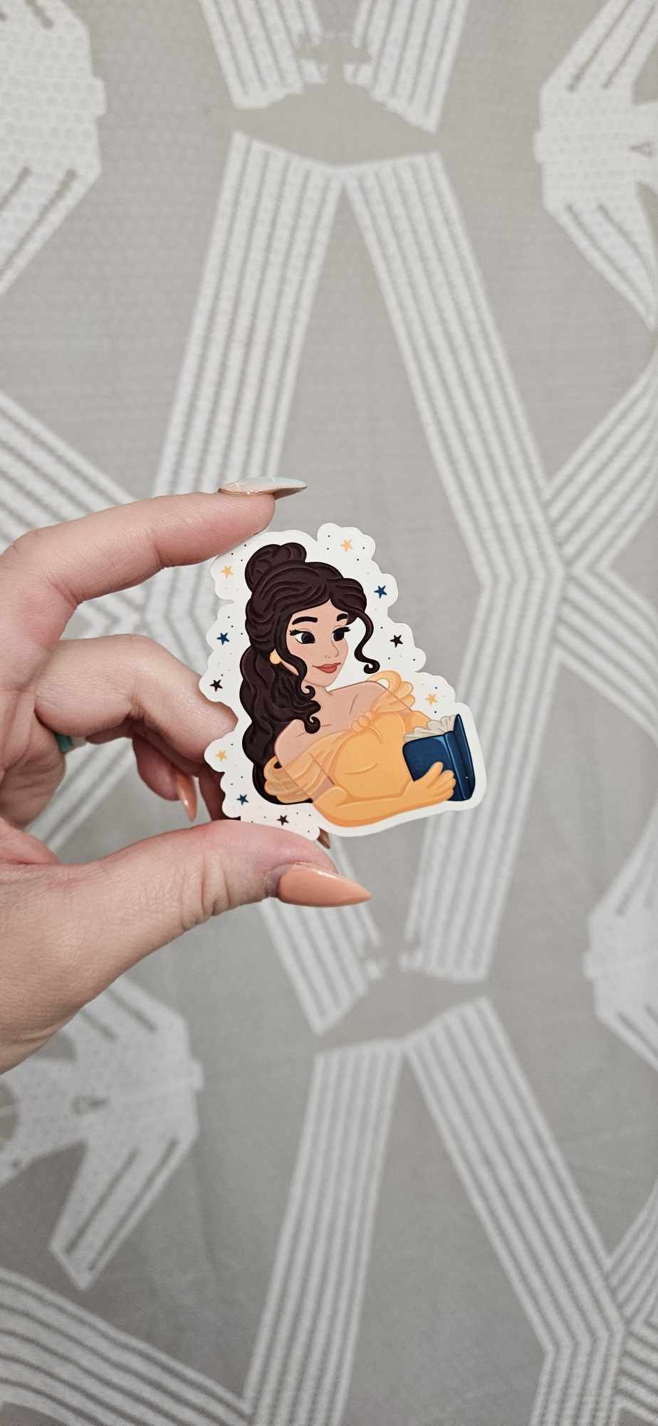 Nose in a Book Sticker