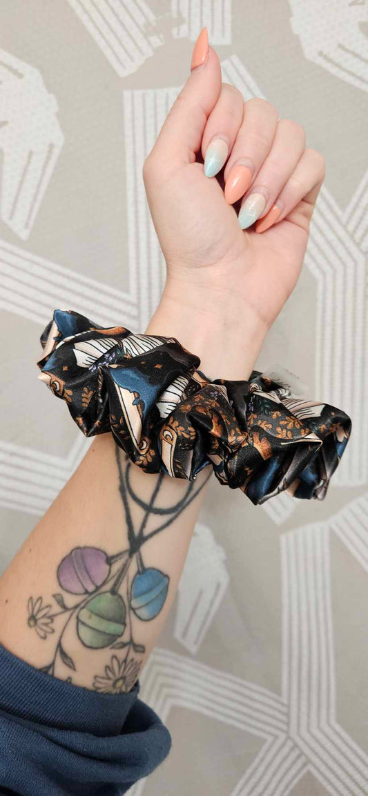 Fantasy Reader Satin Scrunchie