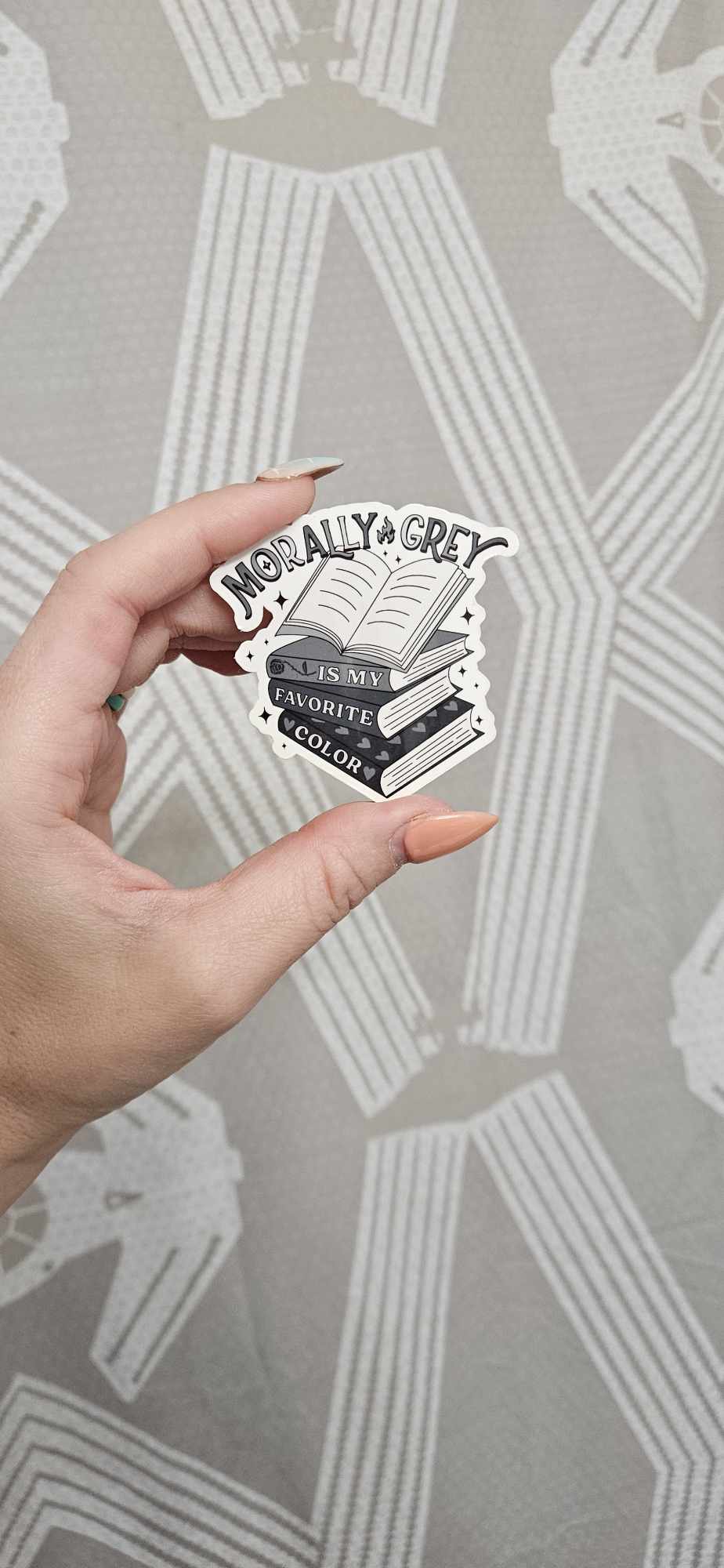 Morally Grey Sticker