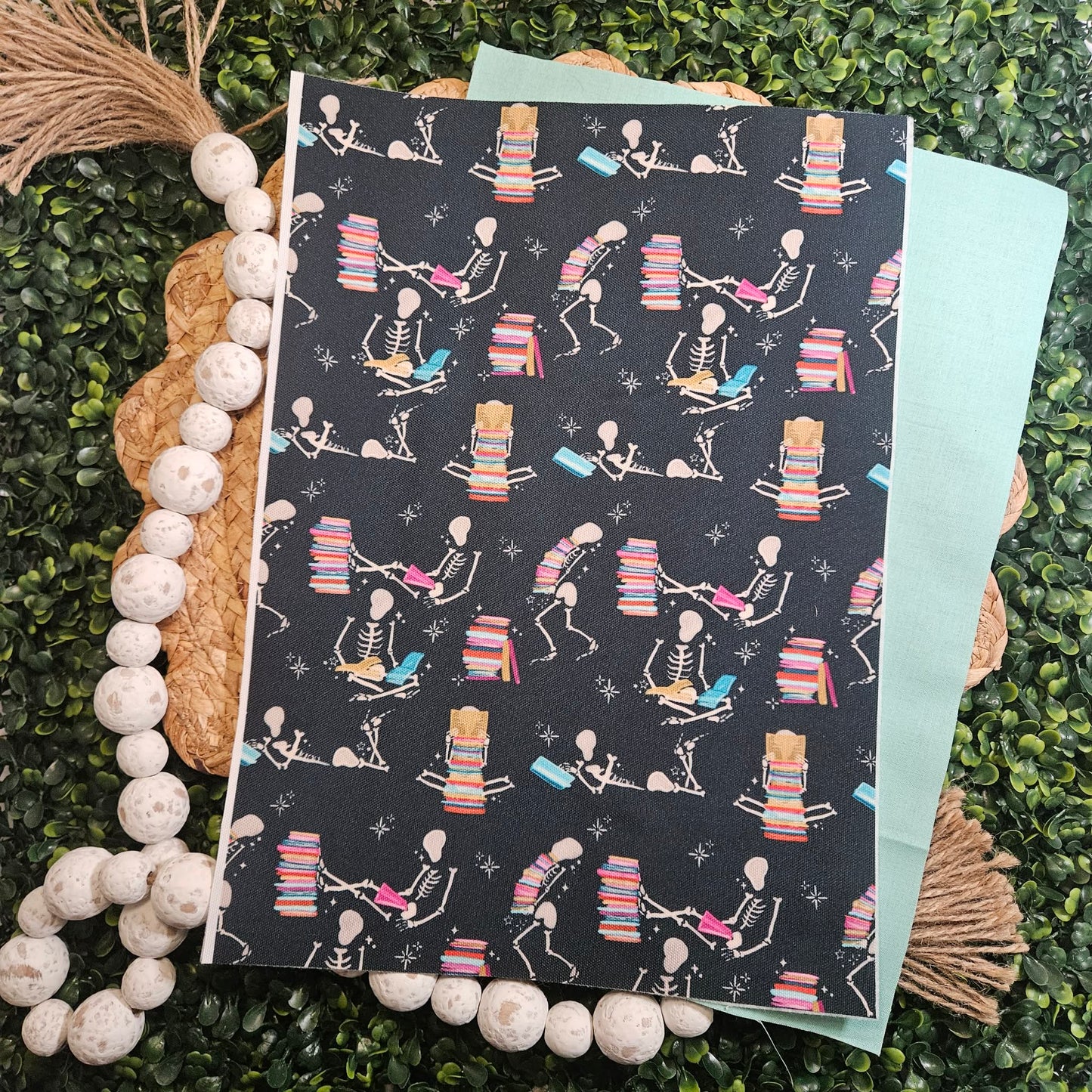 Pick Your Finish: Skeleton Reader Book Sleeve