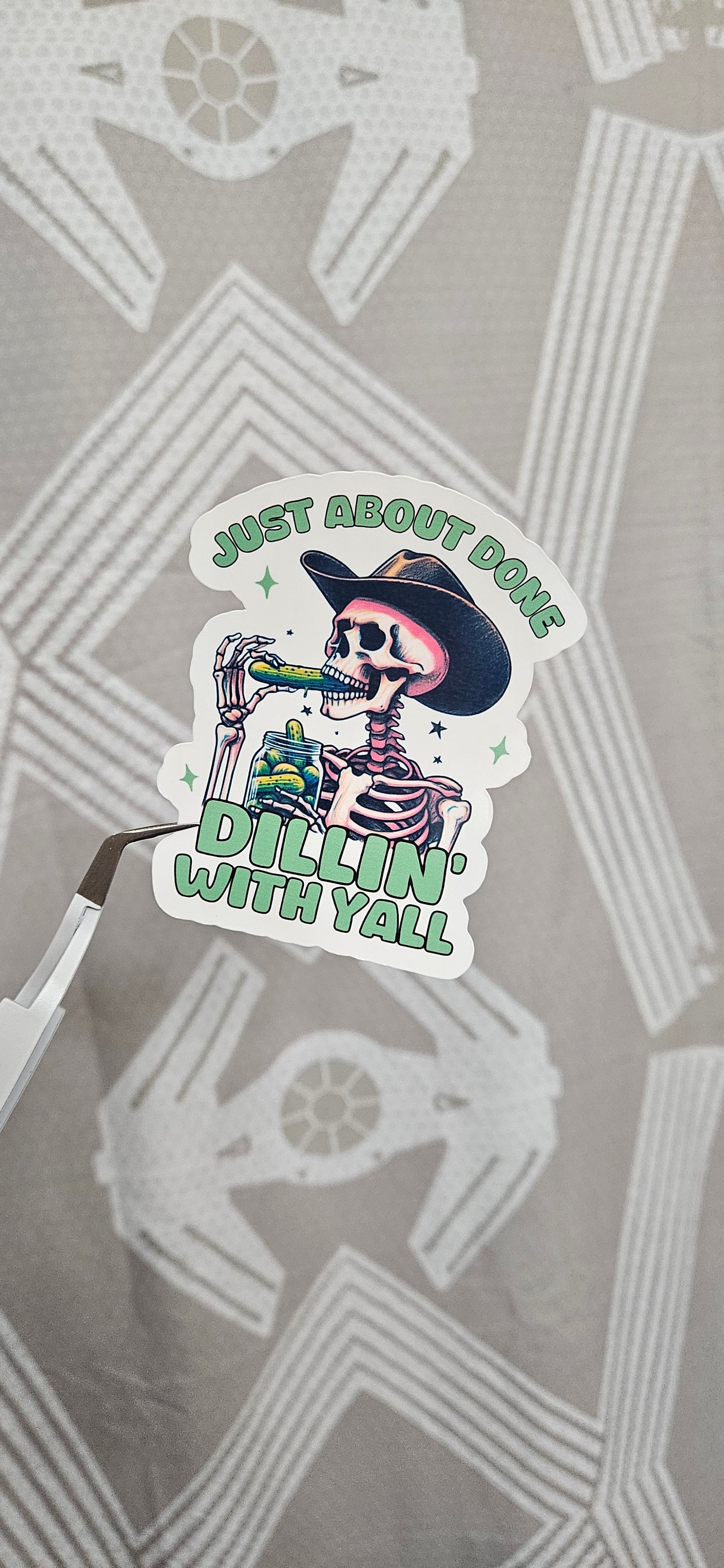Dillin' With Yall Sticker