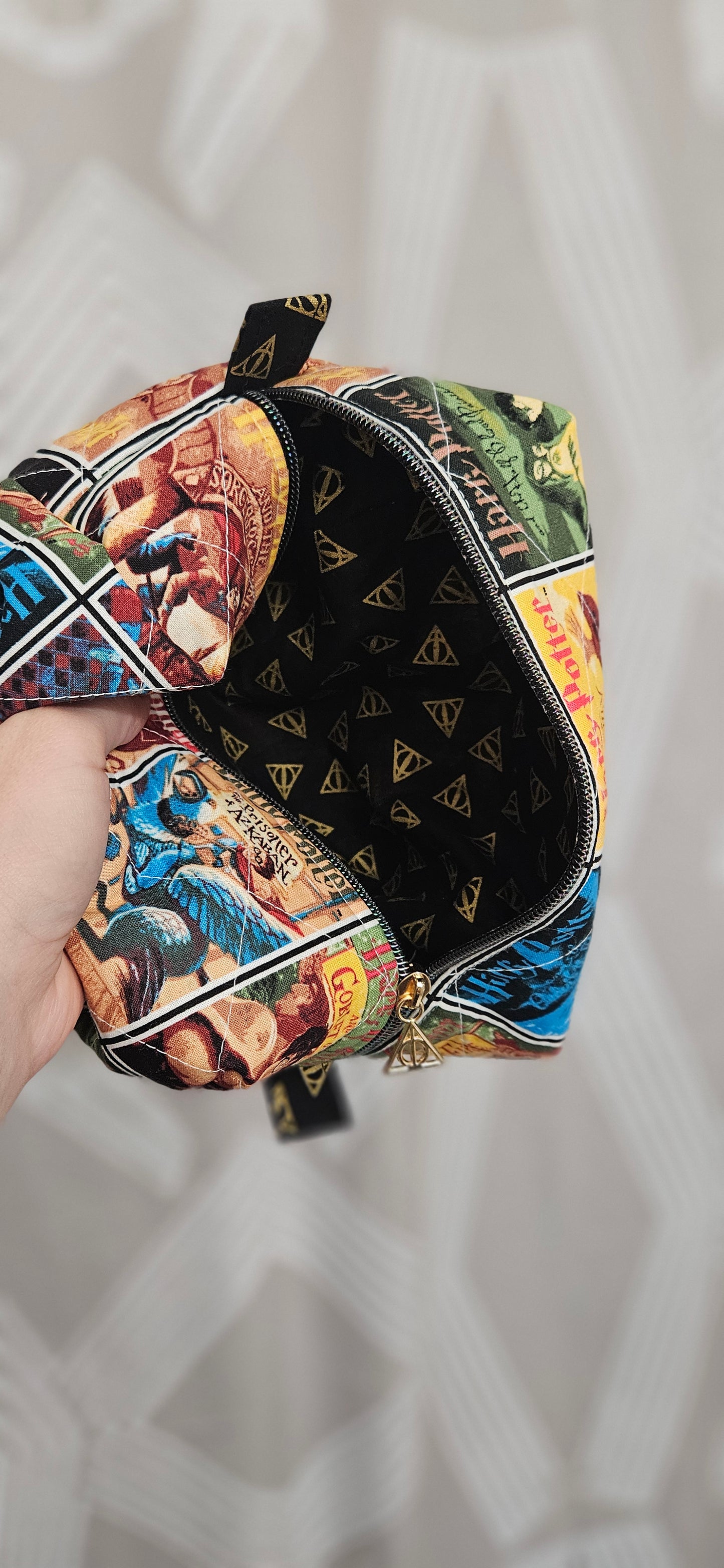 Quilted Large Box Pouch 4