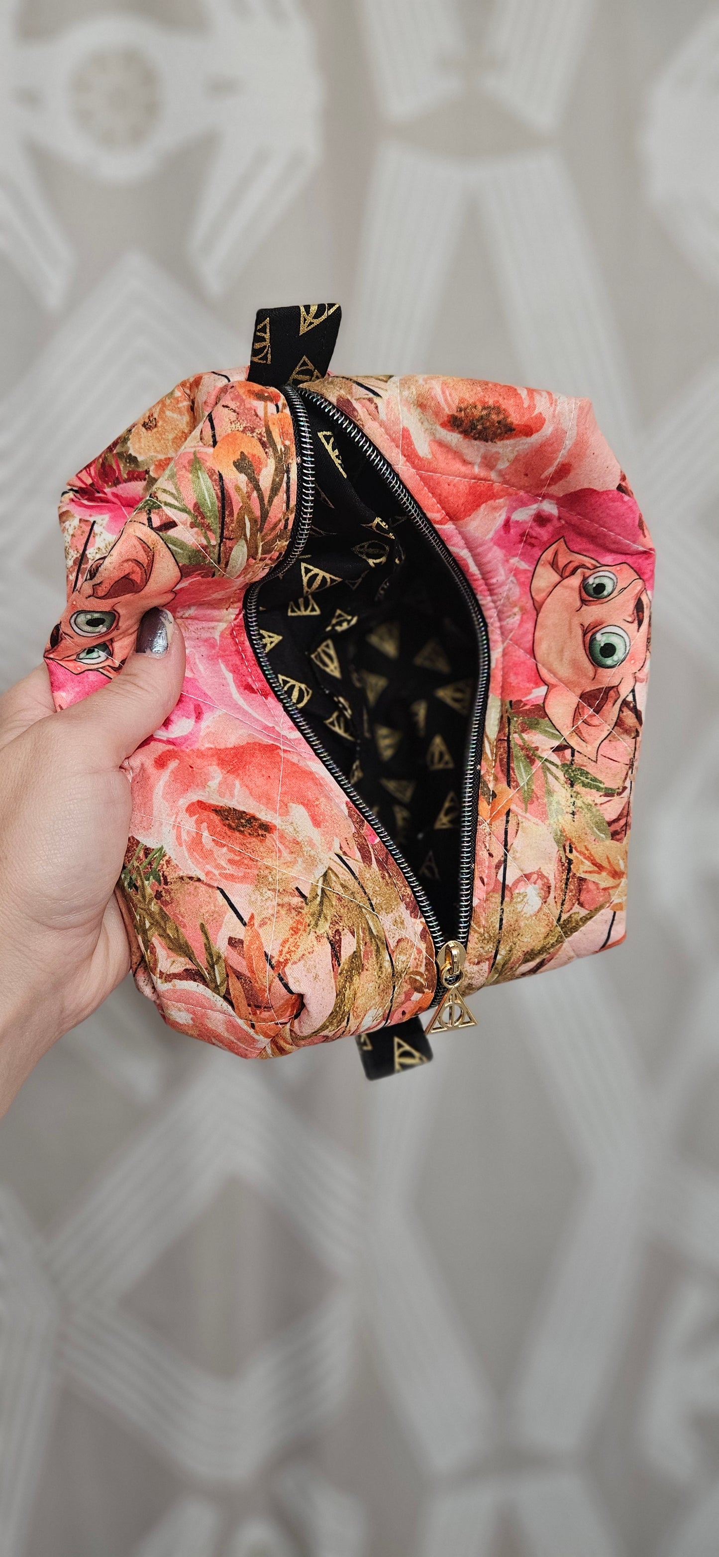 Quilted Large Box Pouch 2