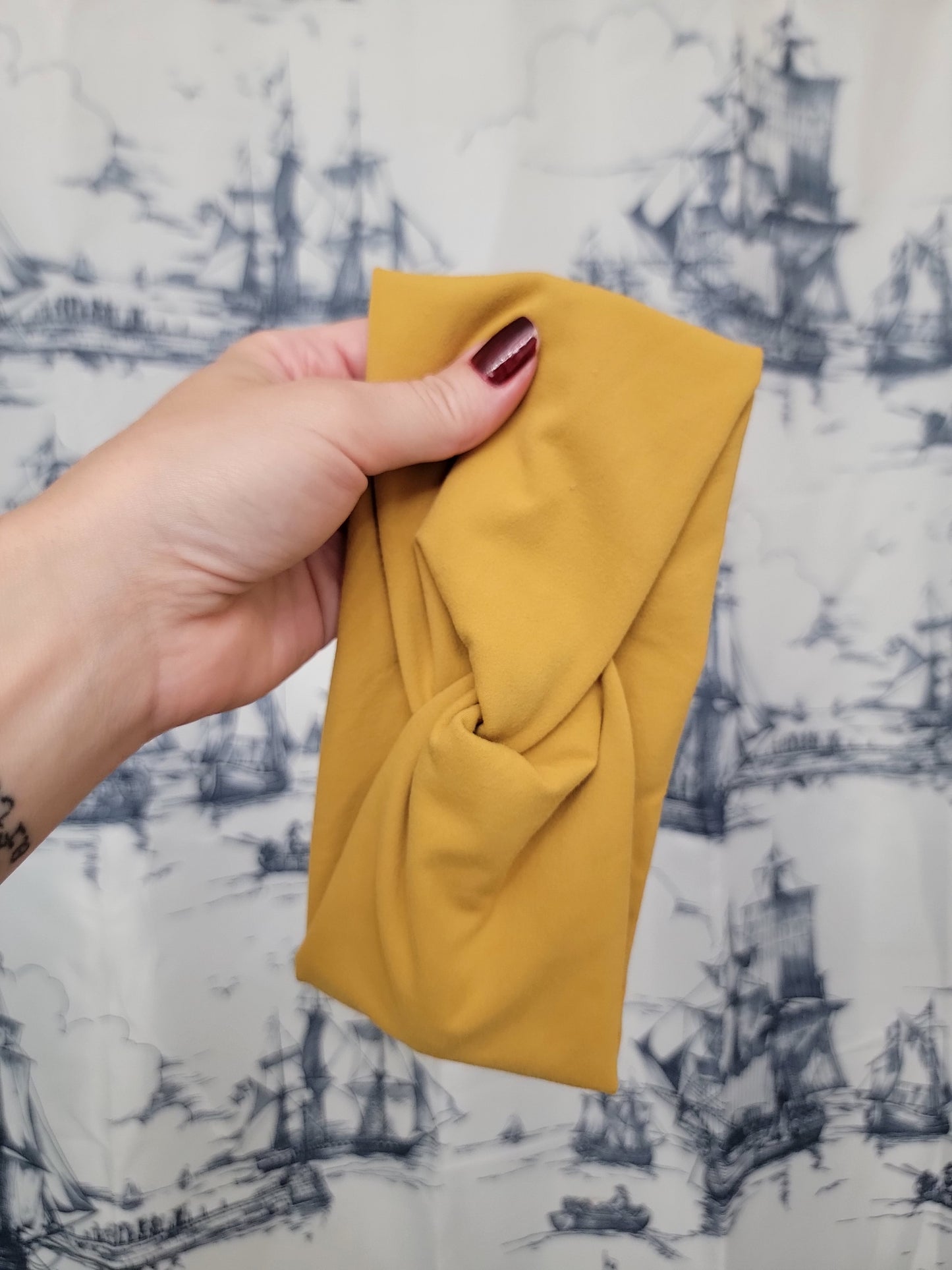 Mustard Twist Headband