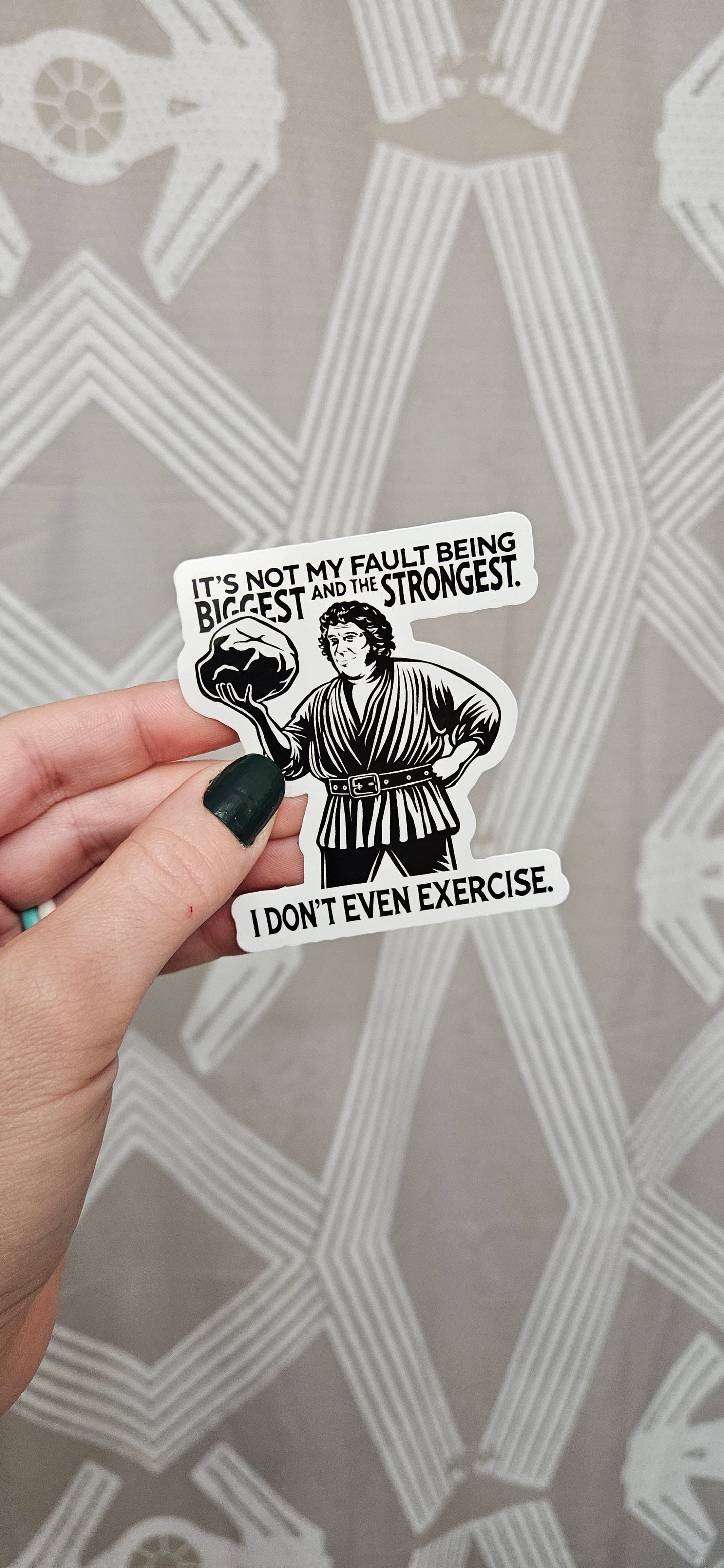 Biggest and Strongest Sticker