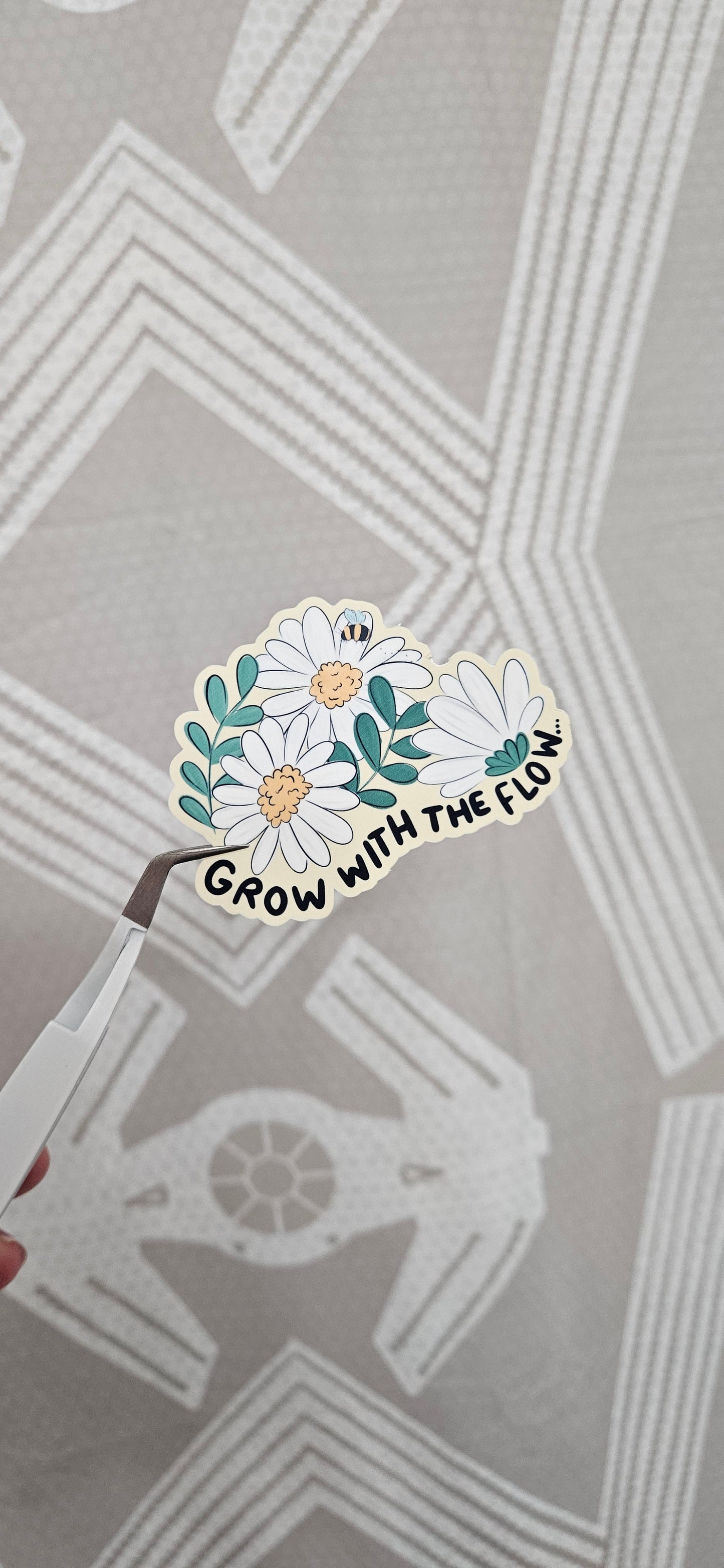 Grow With the Flow Sticker