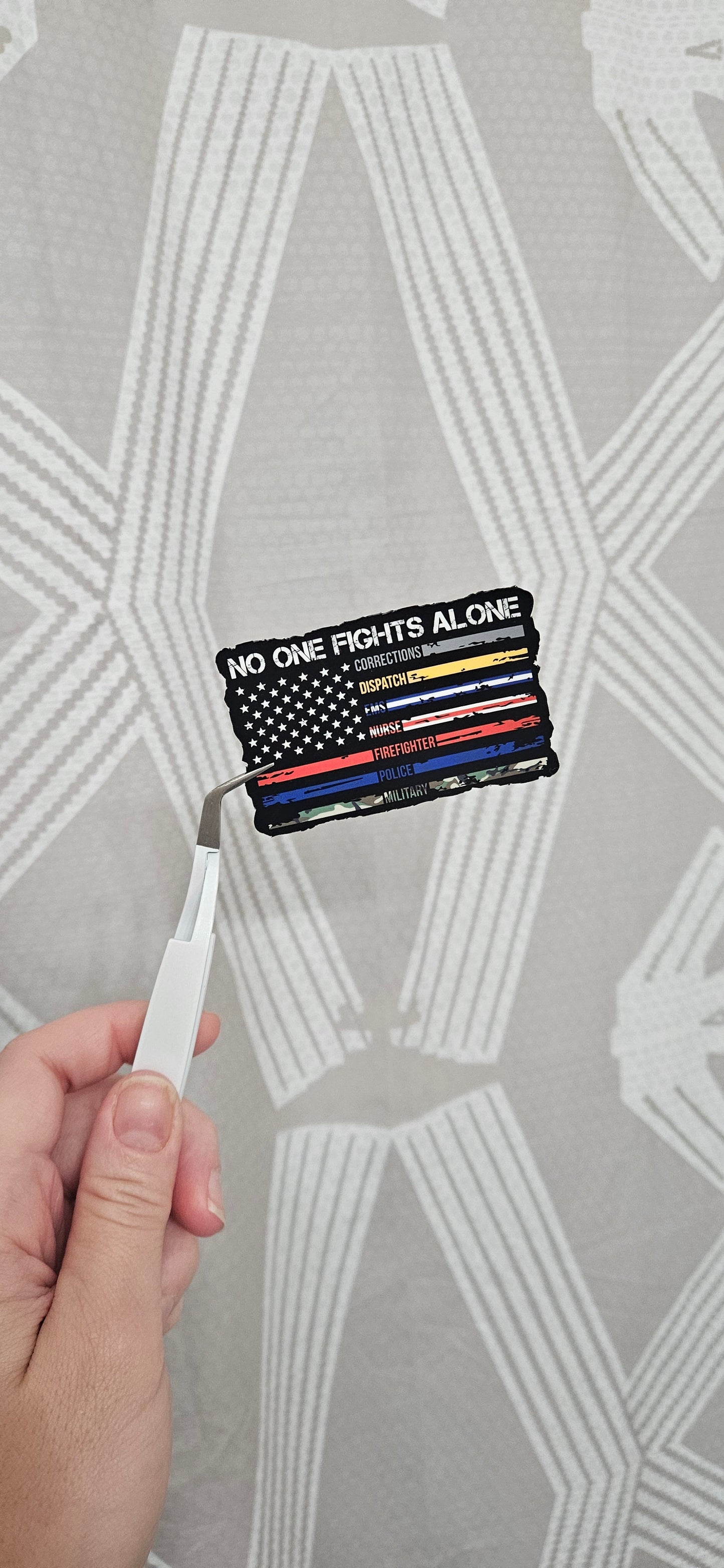 No One Fights Alone Sticker
