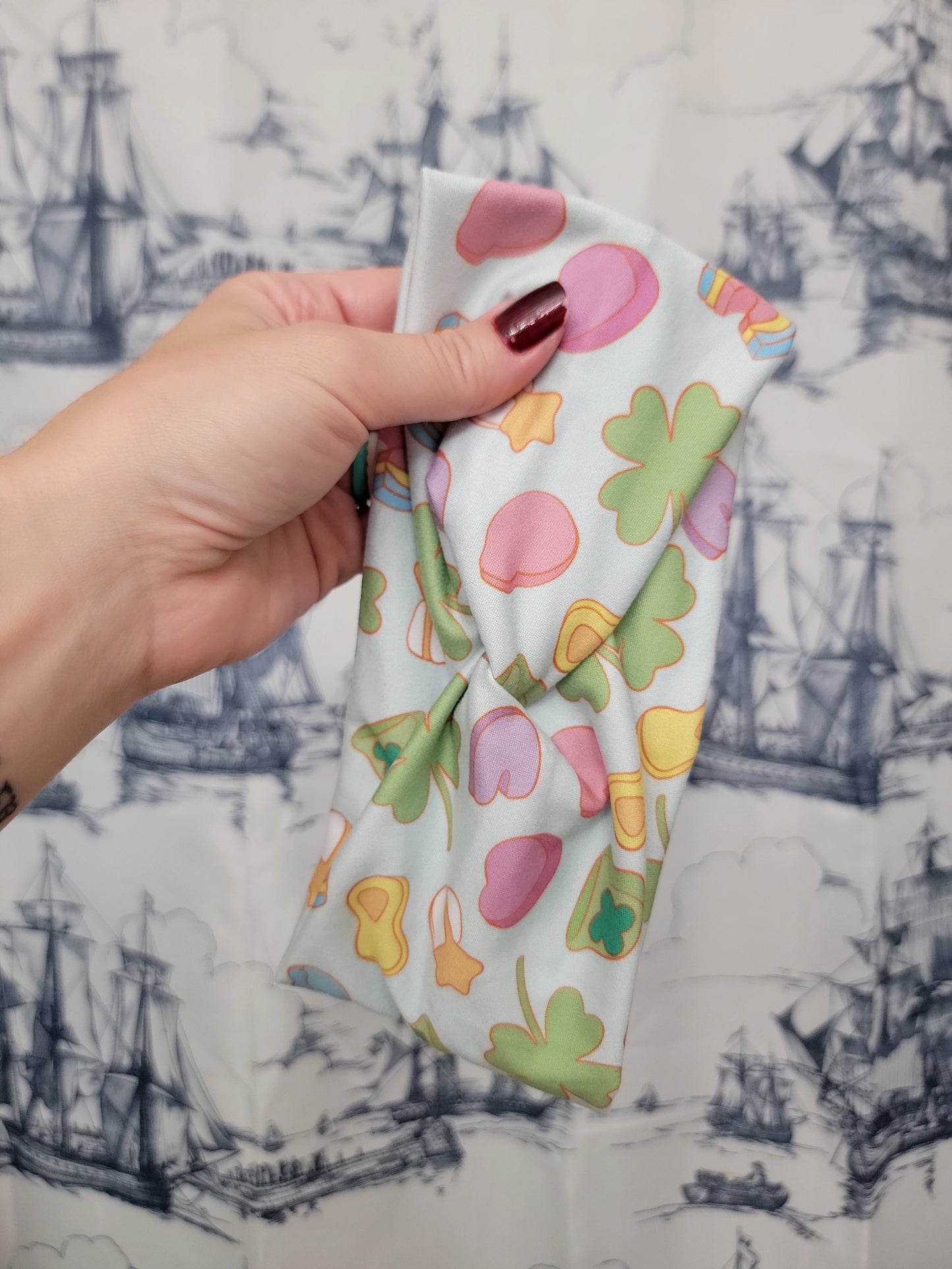 Lucky Marshmallows Twist Headband