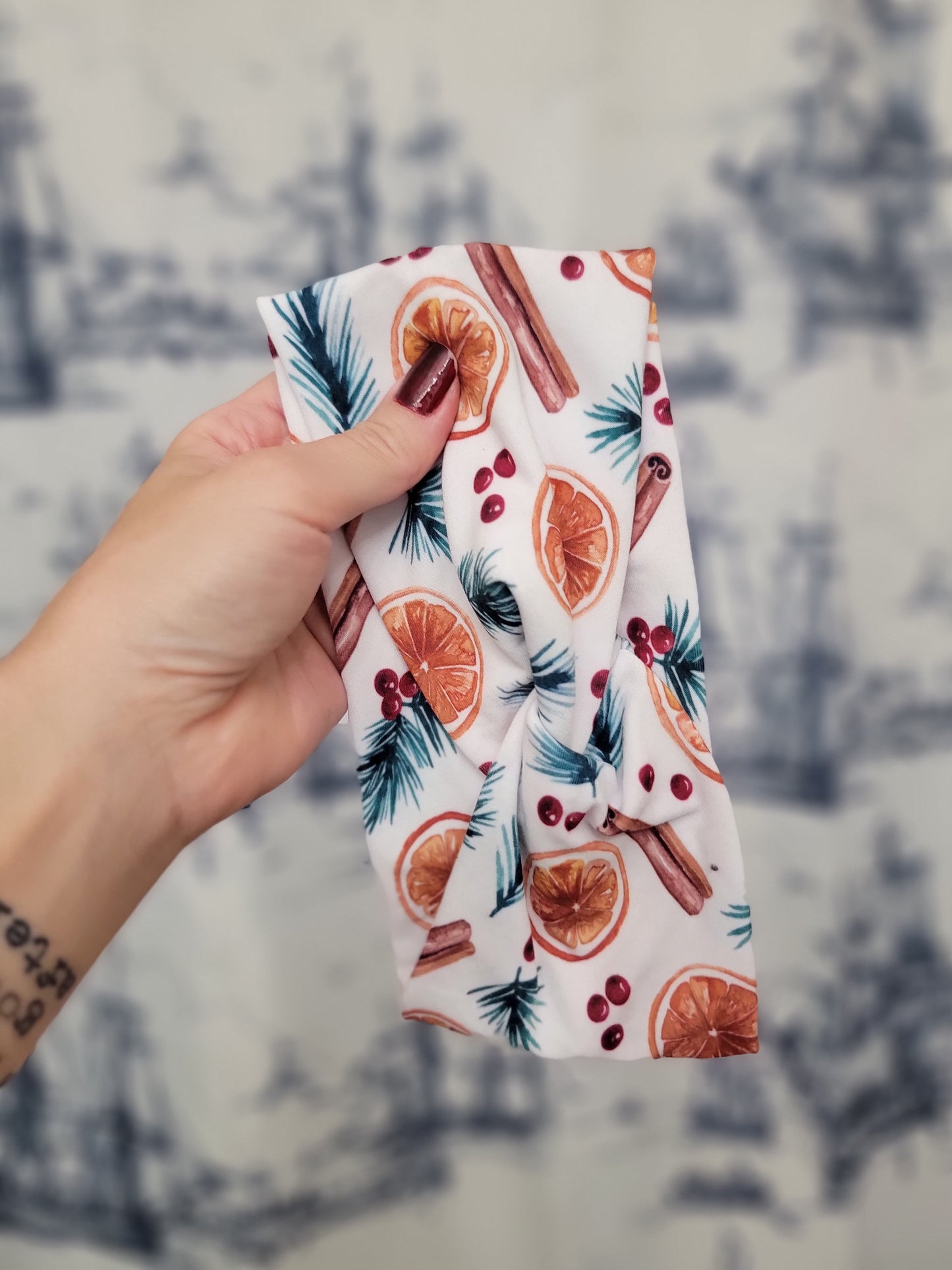 Orange Clove Twist Headband