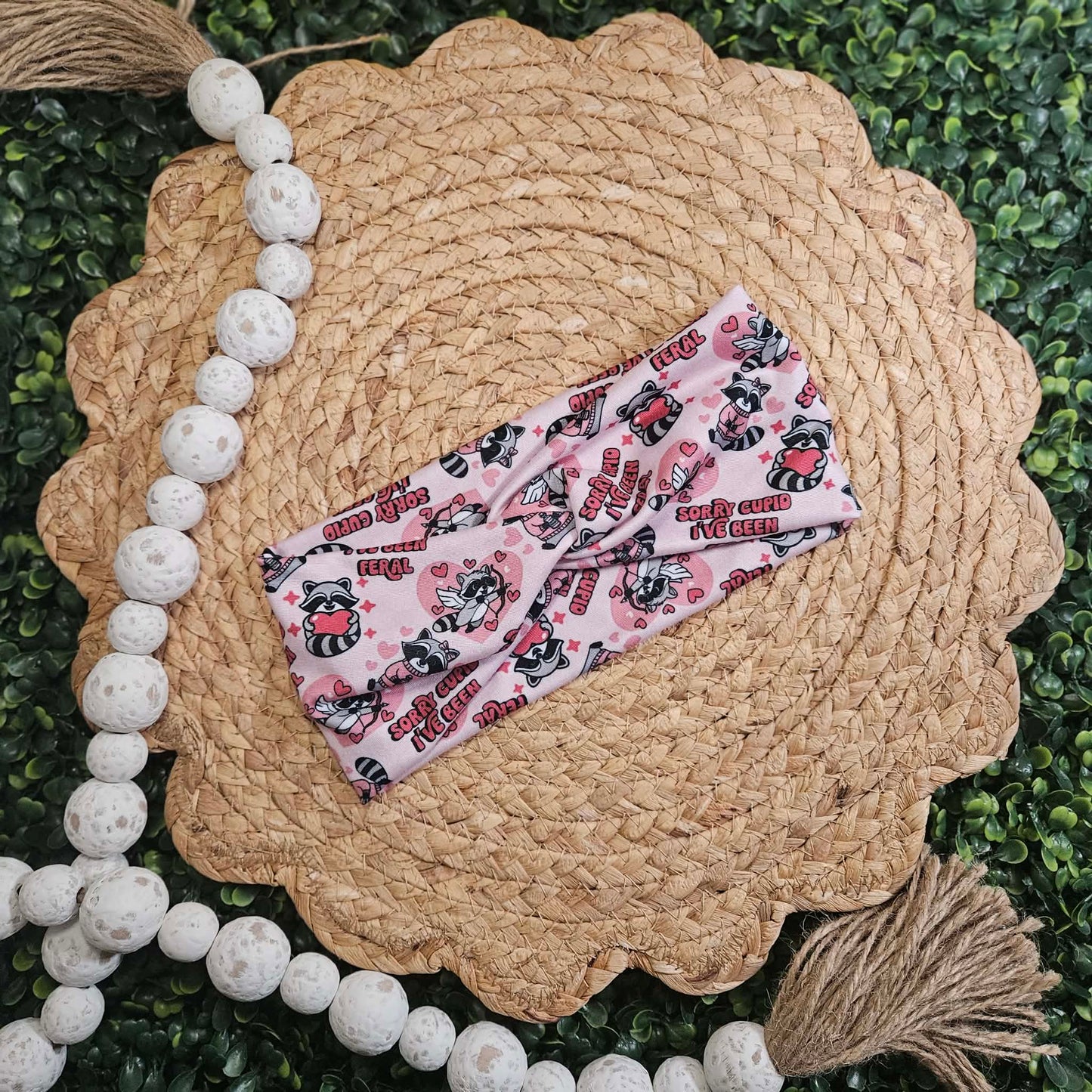 Sorry Cupid, I've Been Feral Twist Headband