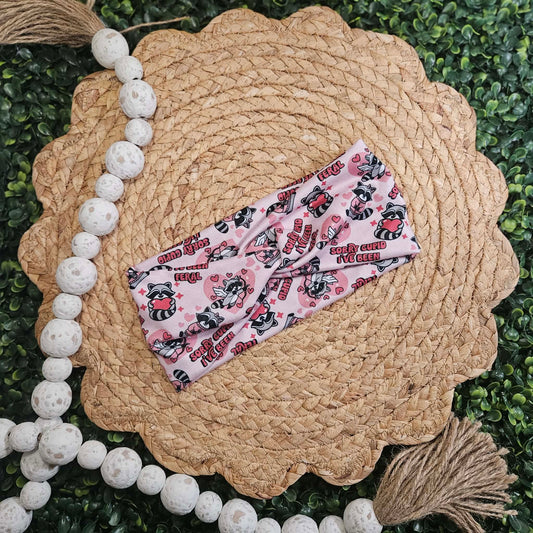 Sorry Cupid, I've Been Feral Twist Headband