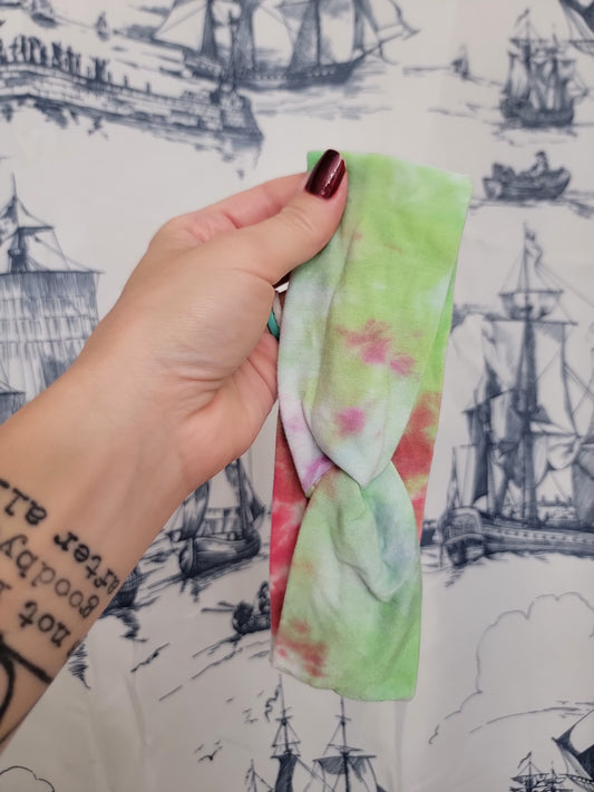 OOAK Dyed SKINNY Twist Headband