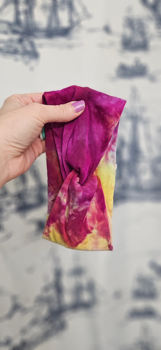 OOAK Dyed Twist Headband