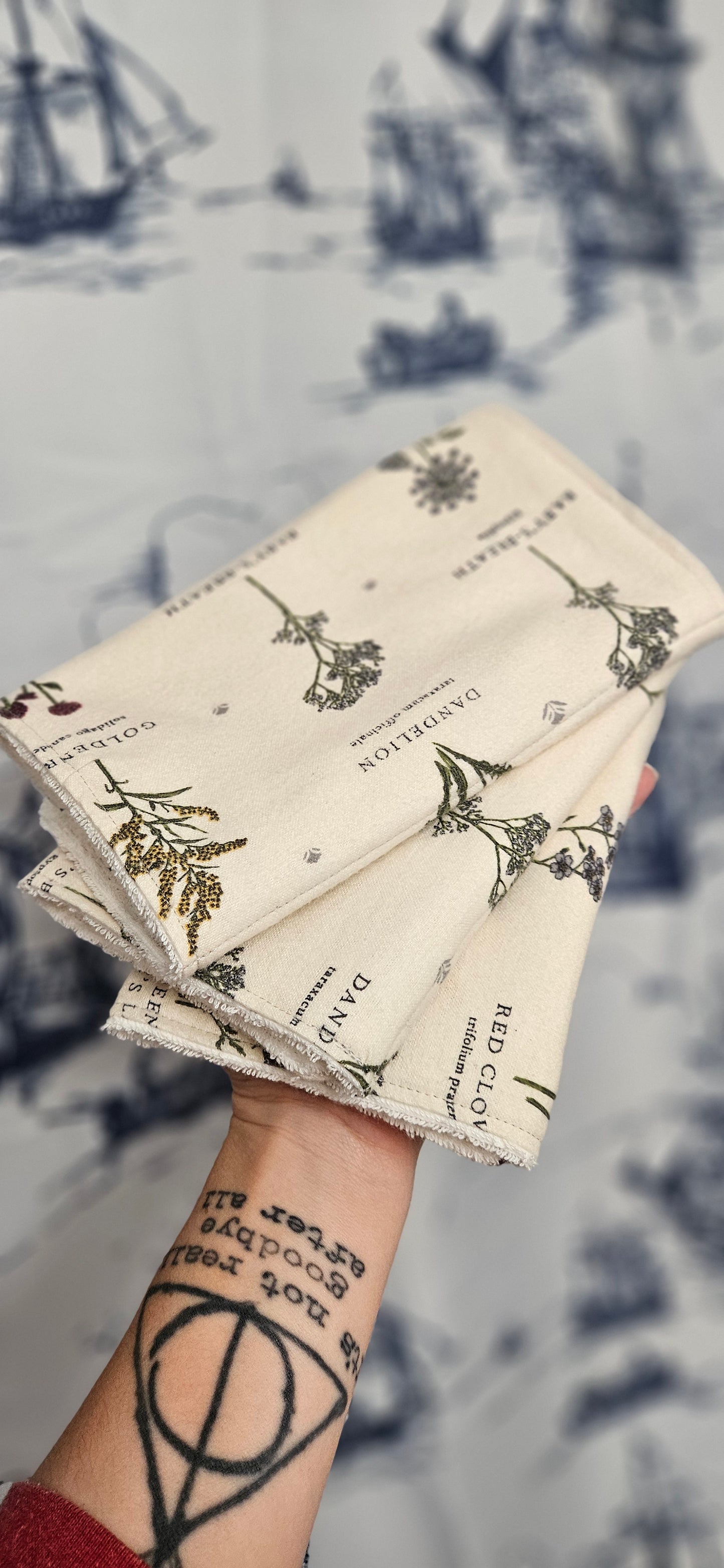 Botany Burp Cloths