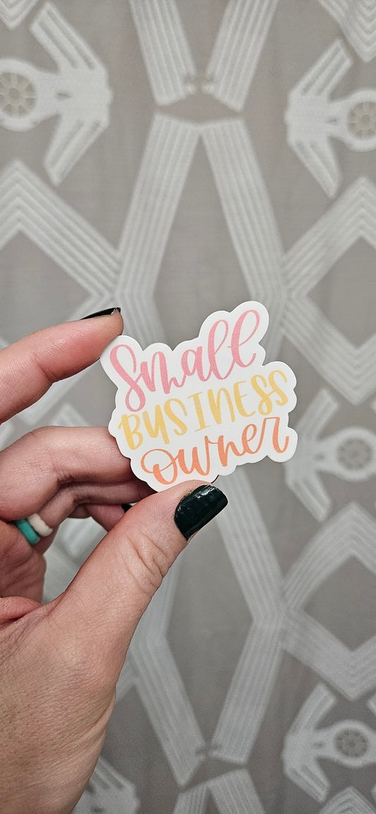 Small Business Owner Sticker