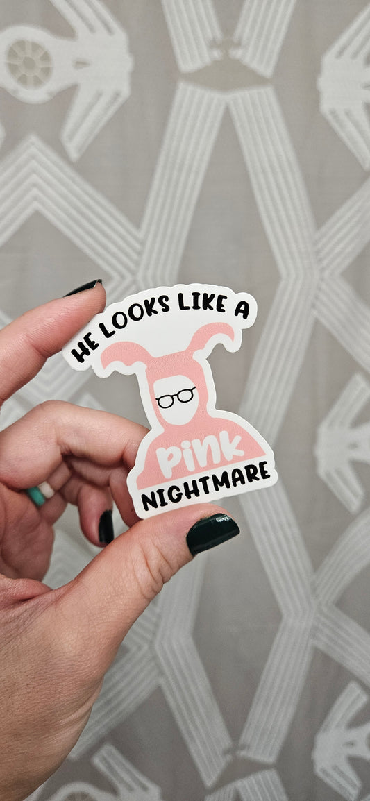 Pink Nightmare Sticker