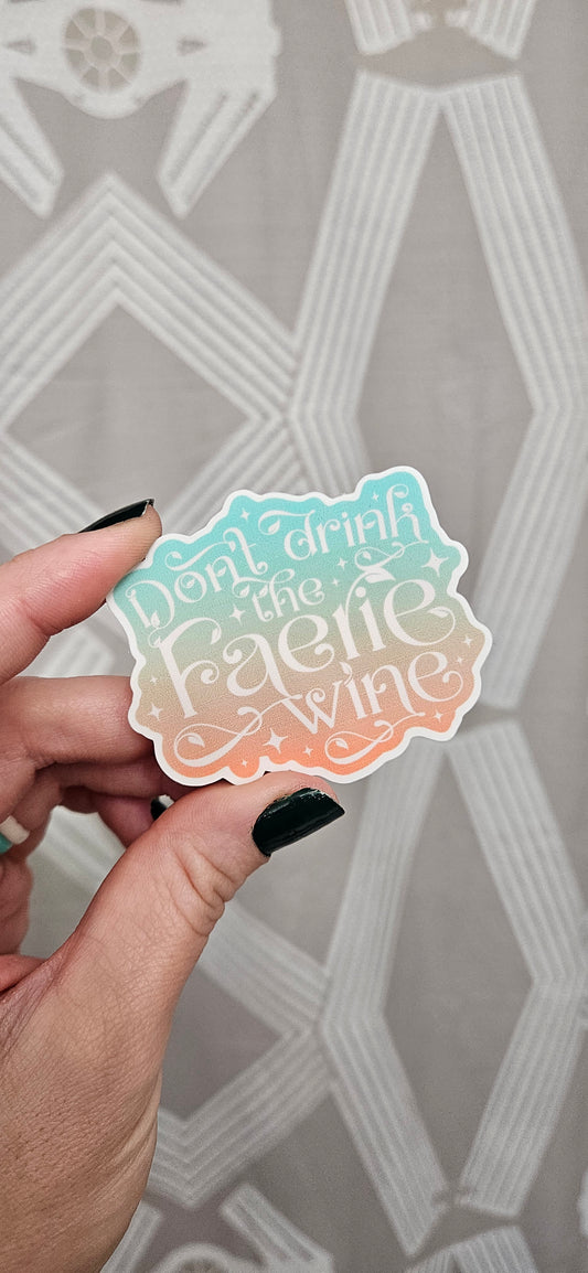 Faerie Wine Sticker