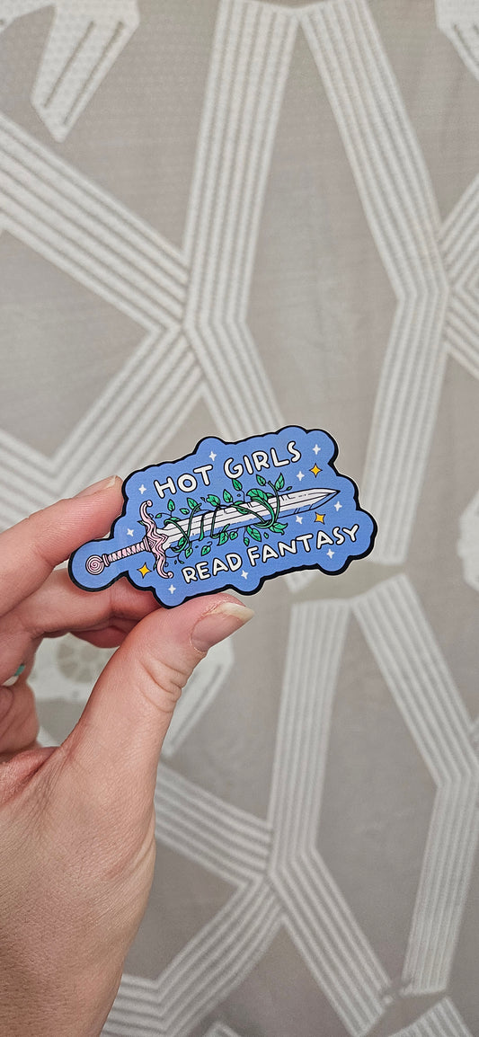 Hot Girls Read Fantasy Sticker