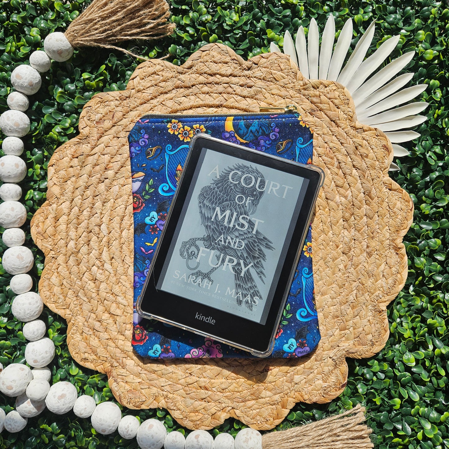Zippered - Fae Book Mash Up KINDLE Sleeve