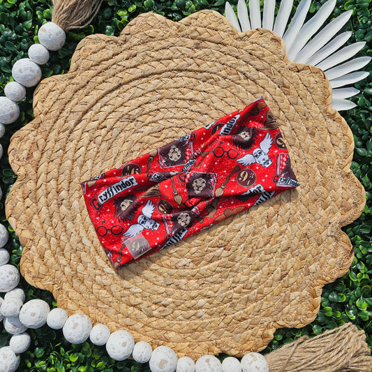 Red Home Twist Headband