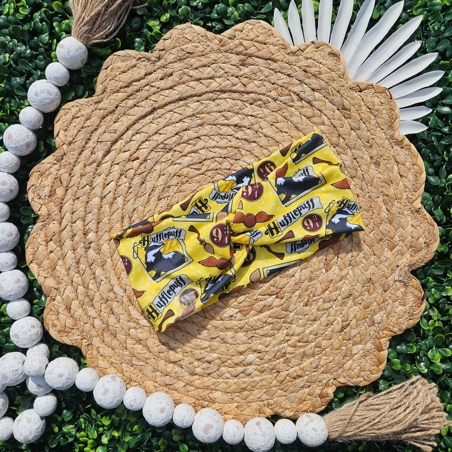 Yellow Home Twist Headband
