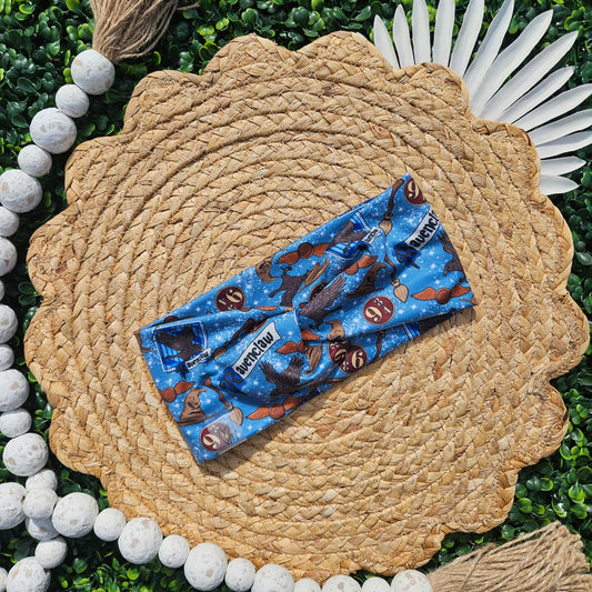 Blue Home Twist Headband