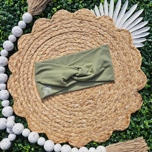 Olive Twist Headband