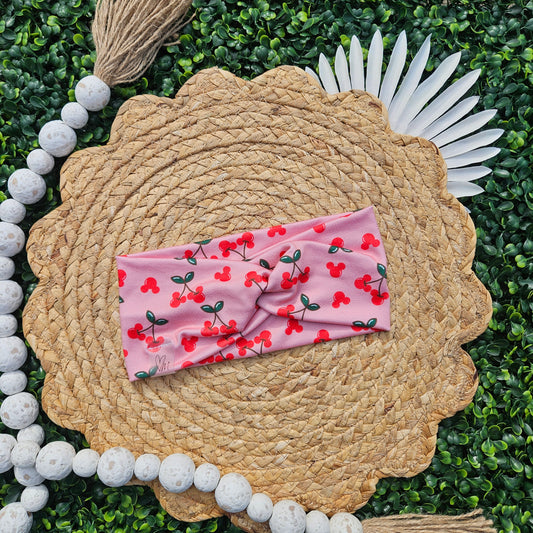 Cherry on Top Twist Headband